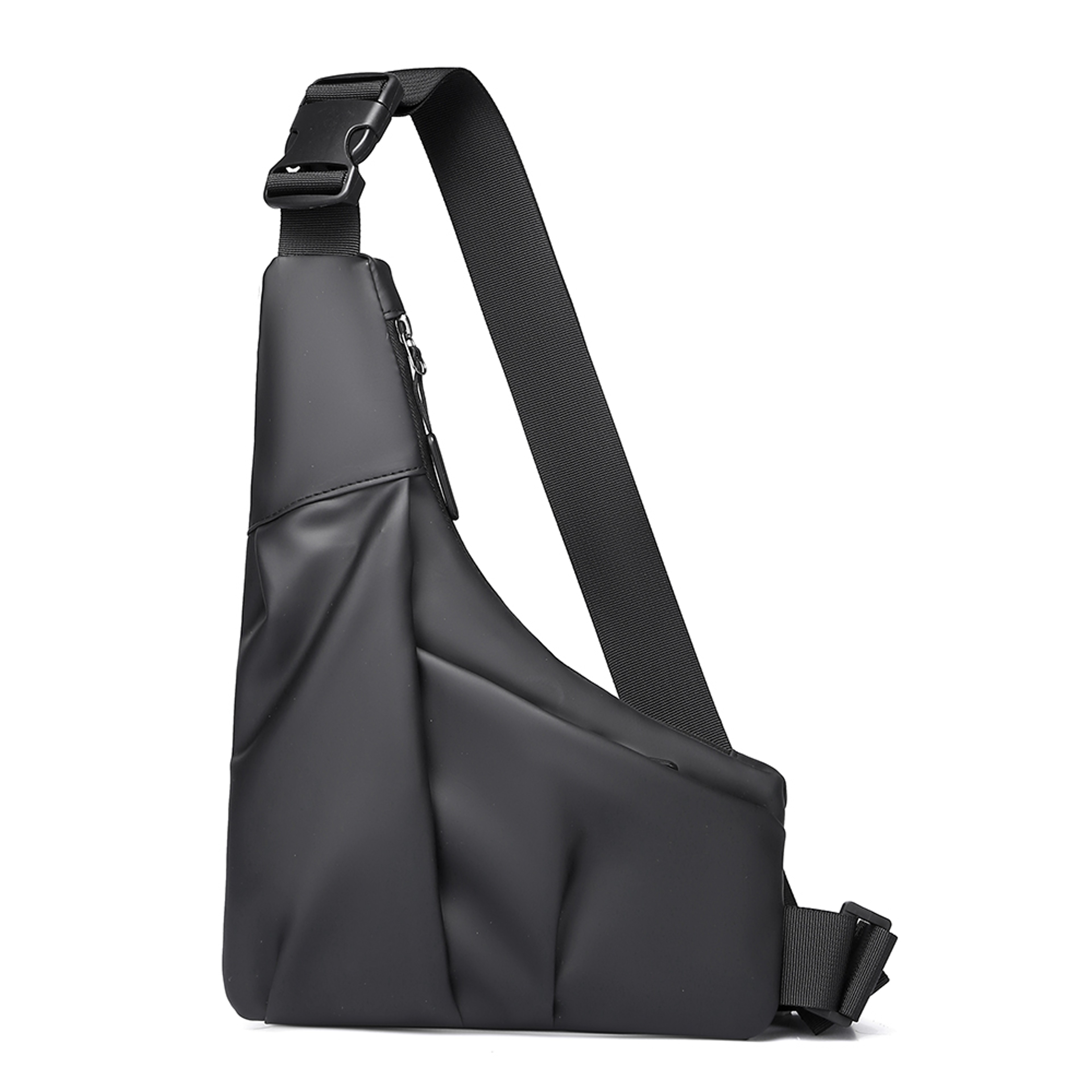 Secure Triangle Crossbody Bag For Men Anti Theft Travel Chest Sling Bag 6