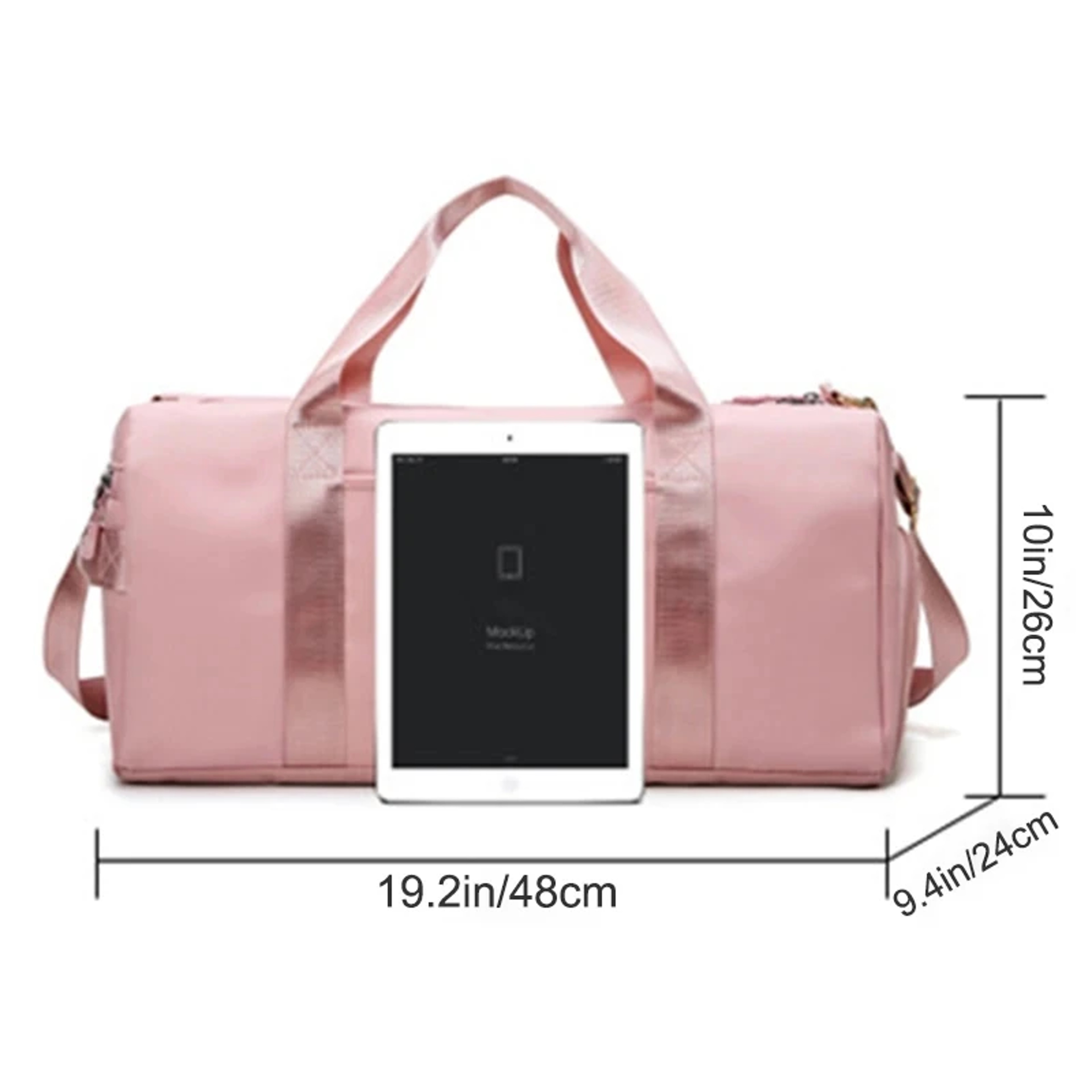 All In One Travel Gym Duffel Bag With Wet Pocket And Shoe Compartment 1