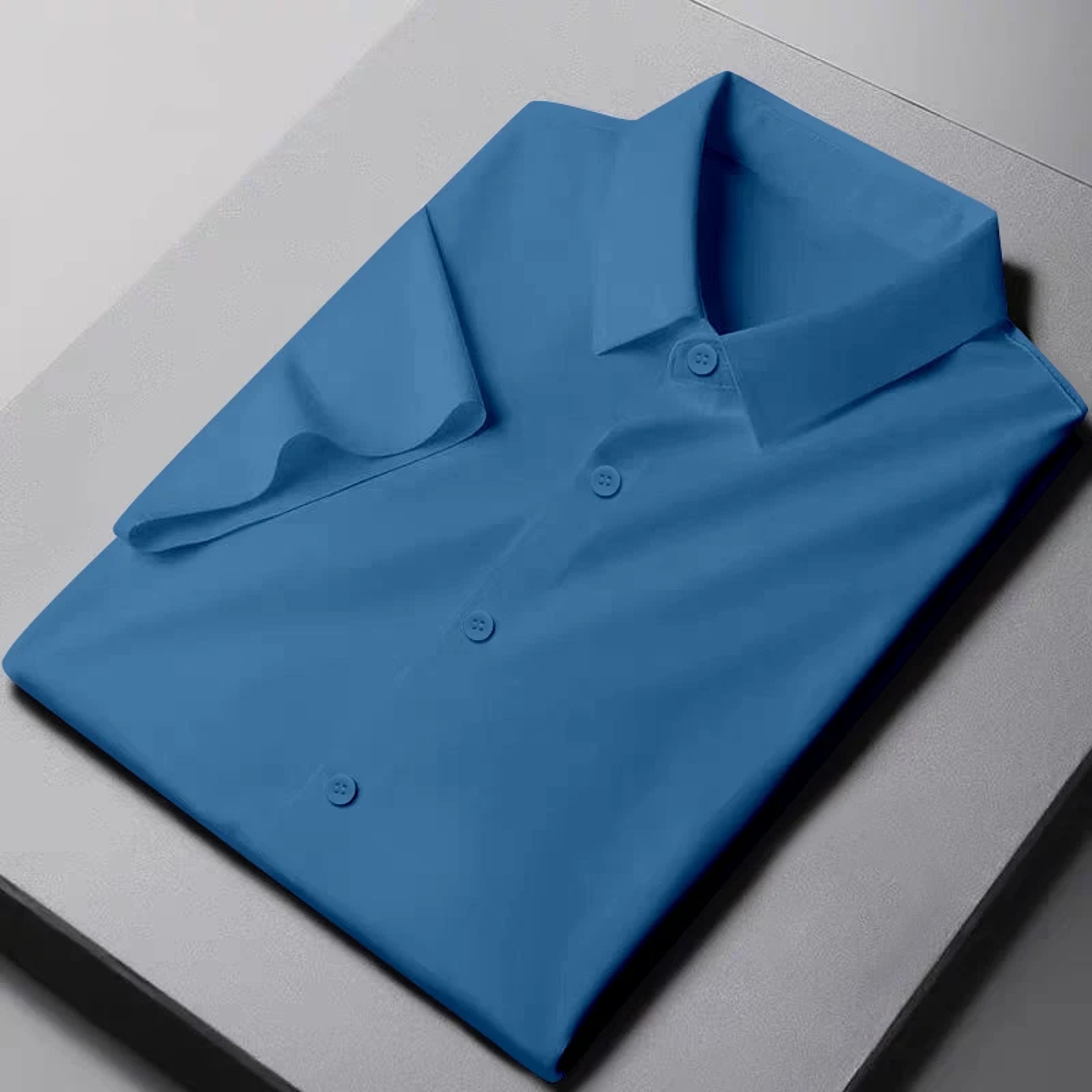 Wrinkle Resistant Mens Business Casual Short Sleeve Shirt 5