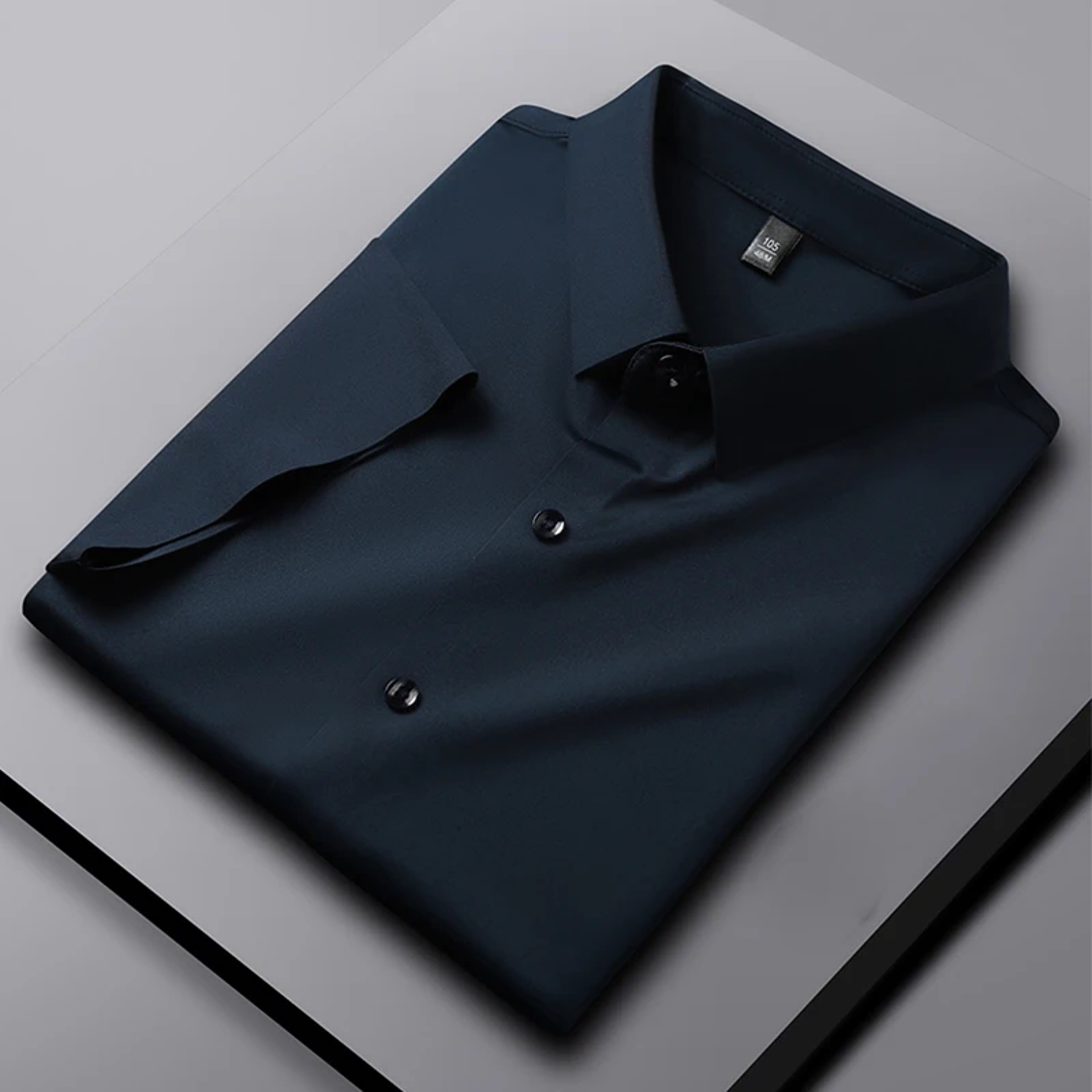 Wrinkle Resistant Mens Business Casual Short Sleeve Shirt 7