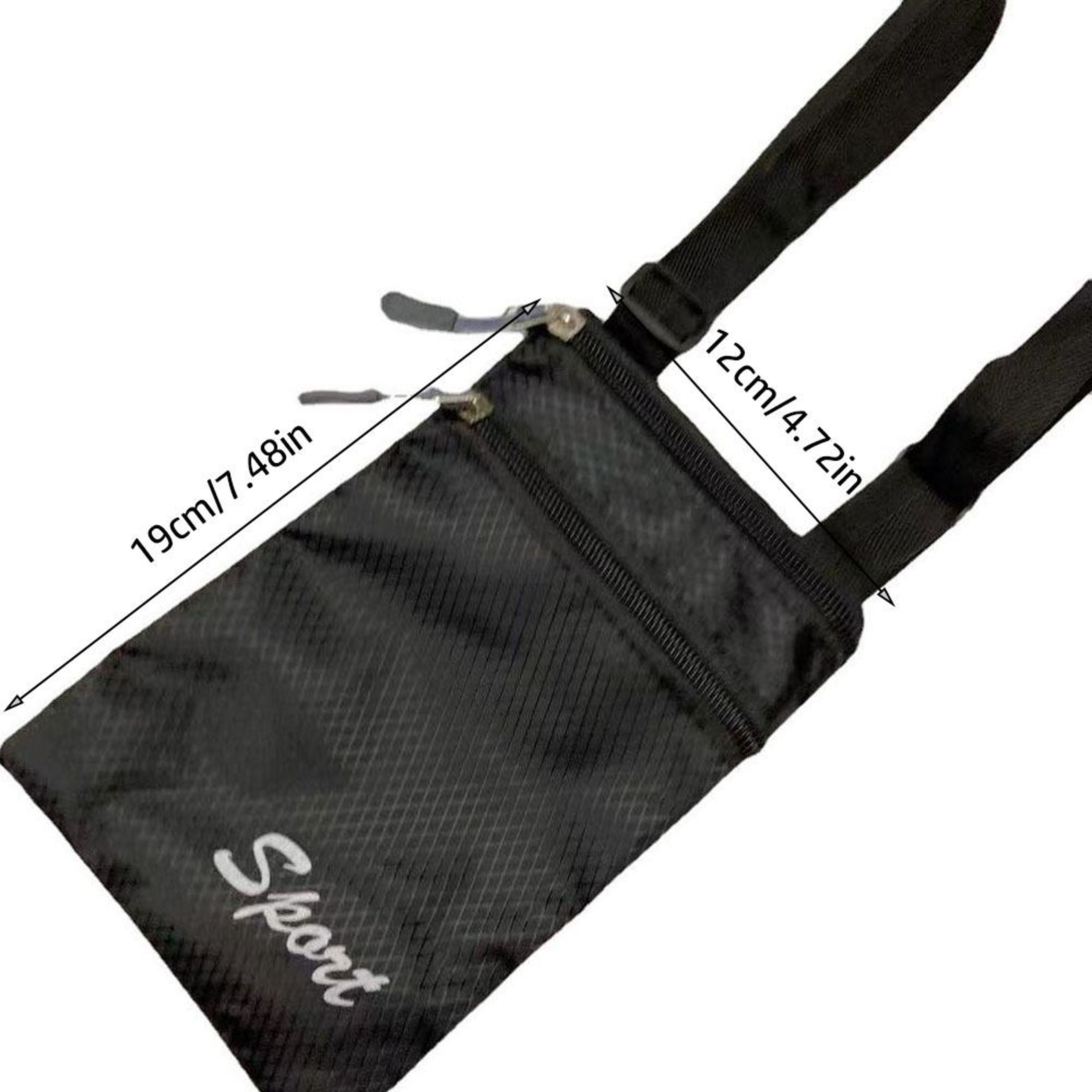 Everyday Oxford Crossbody Phone Bag Lightweight Shoulder Pouch – view 6