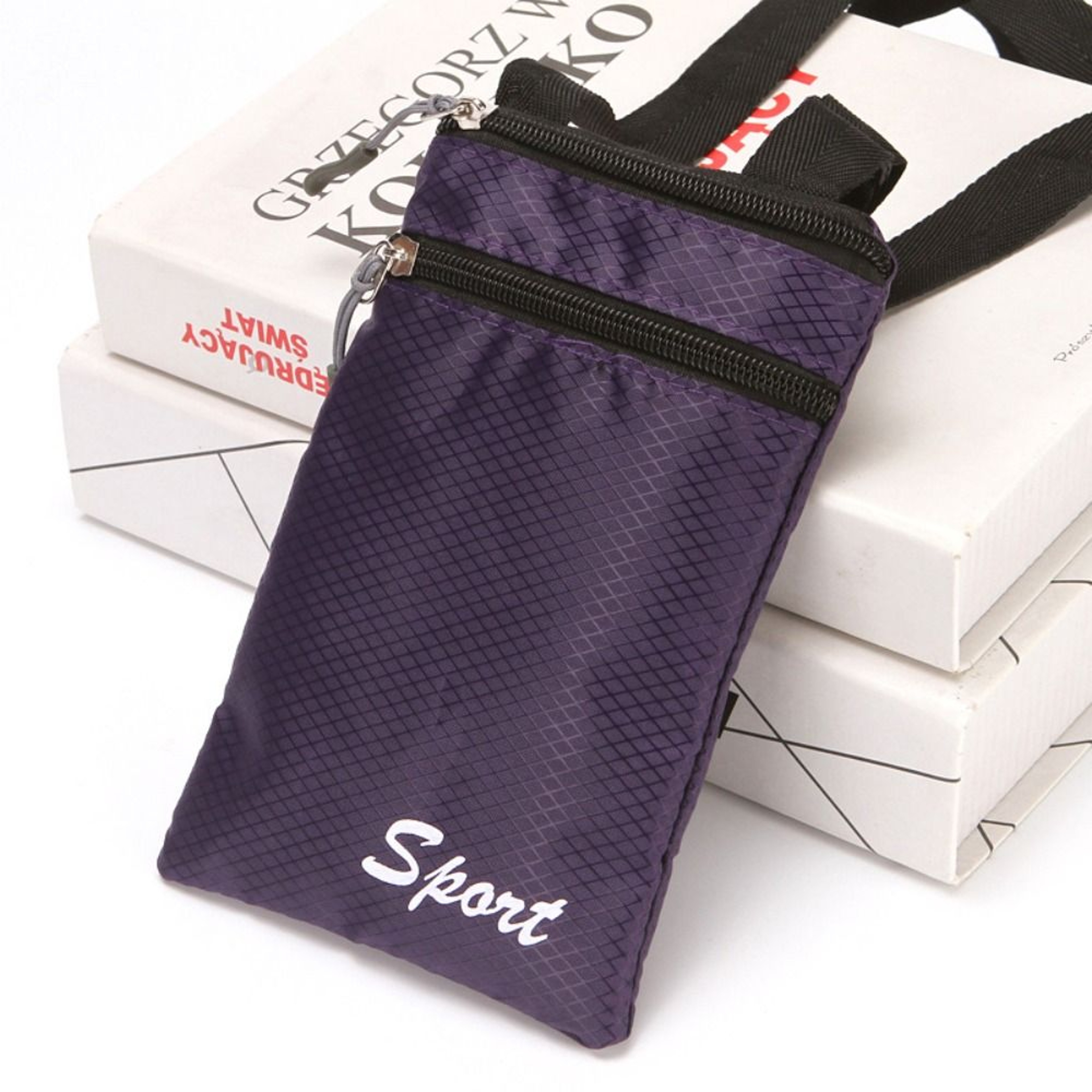Everyday Oxford Crossbody Phone Bag Lightweight Shoulder Pouch – view 9