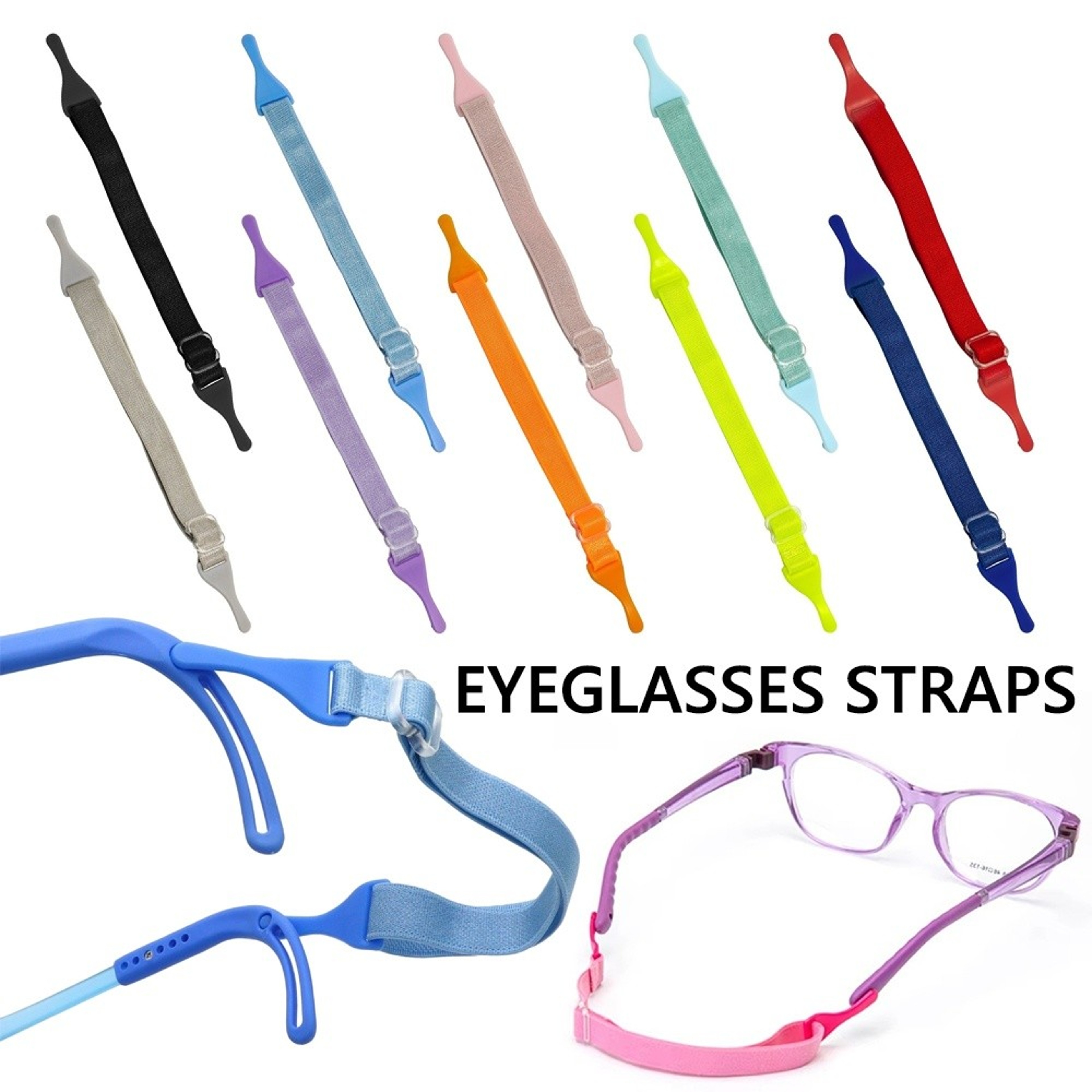 Adjustable Anti Slip Eyeglass Strap and Sunglasses Retainer Cord for Kids and Adults – view 2