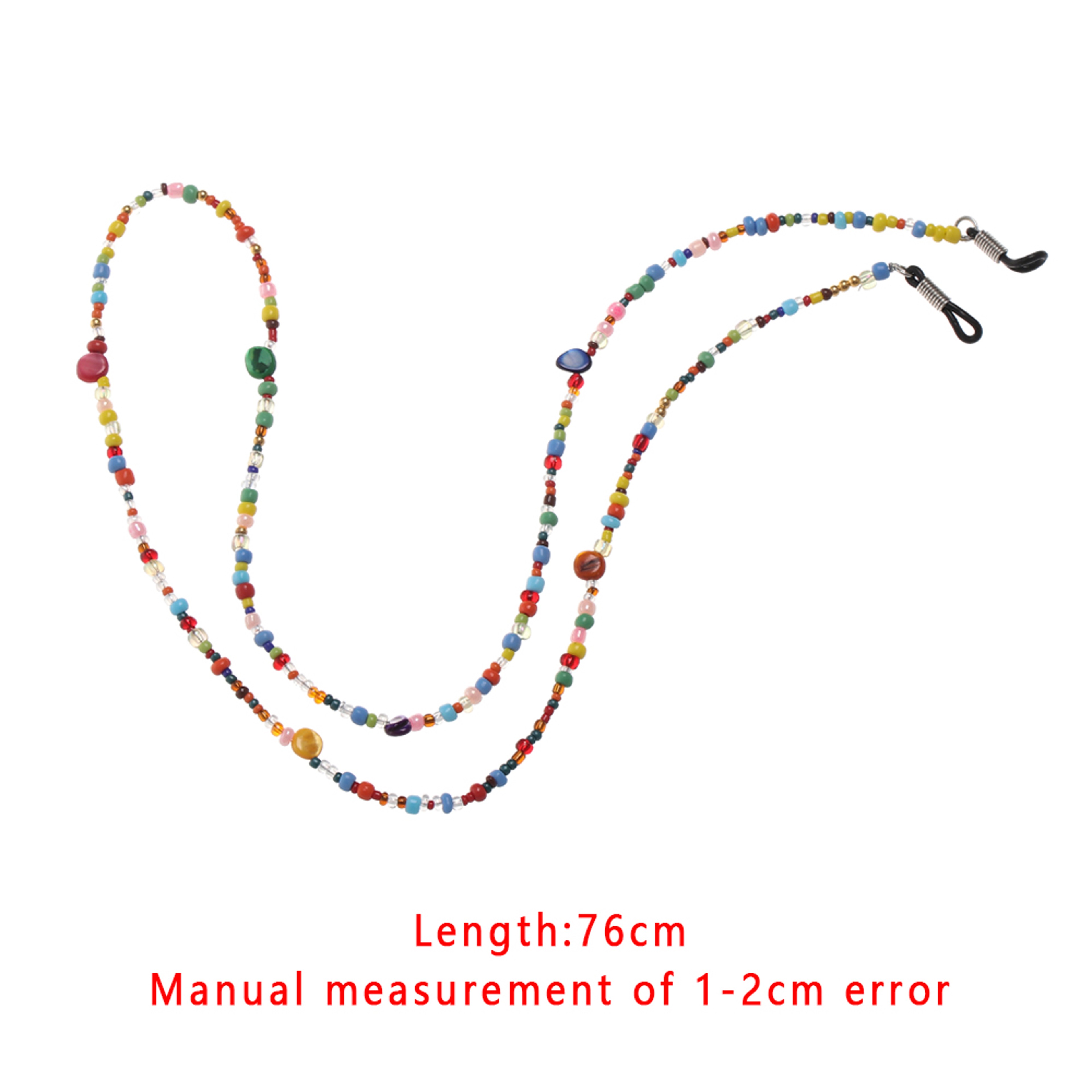 Retro Beaded Eyeglass Chain With Tassels Reading Glasses Holder 3