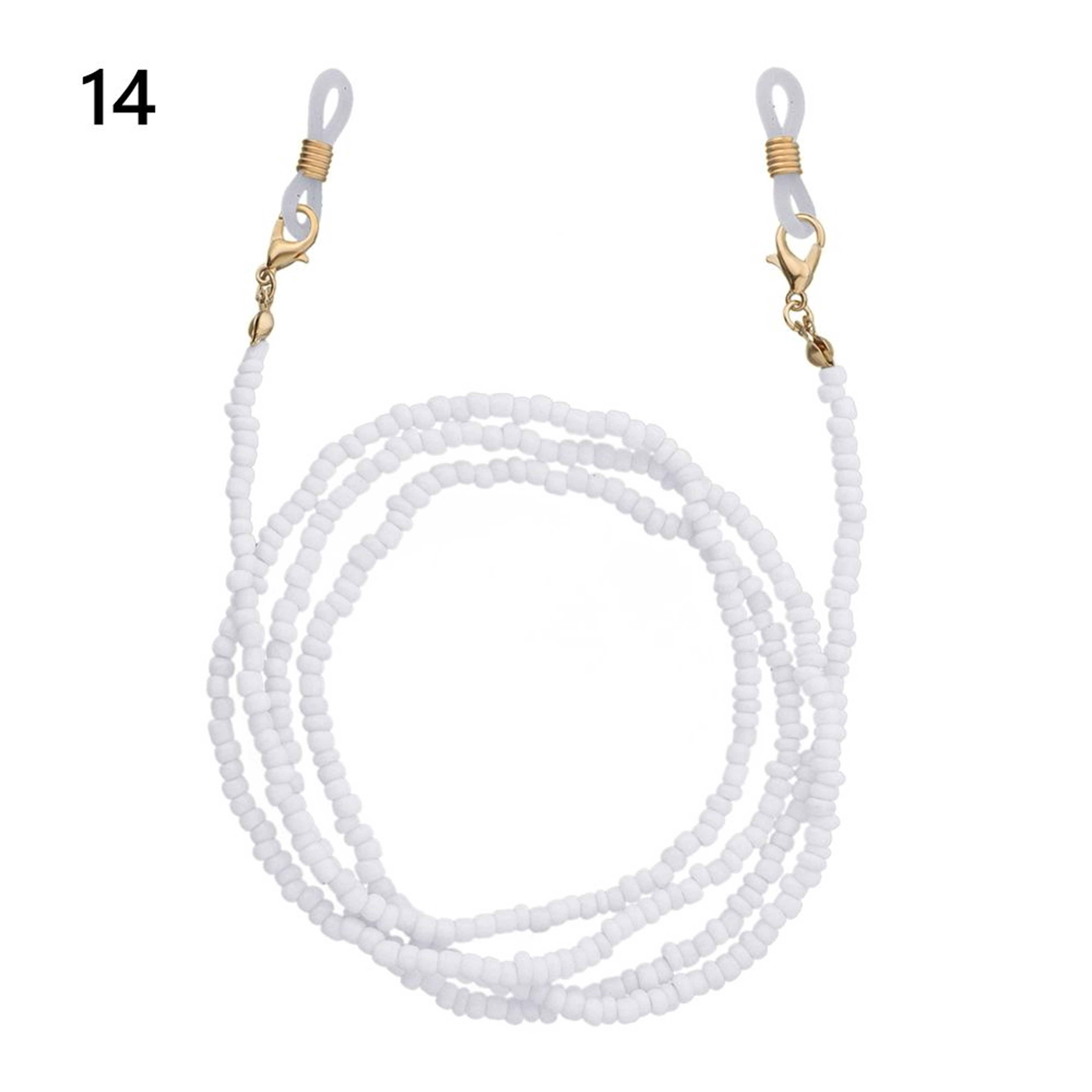 Retro Beaded Eyeglass Chain With Tassels Reading Glasses Holder 11