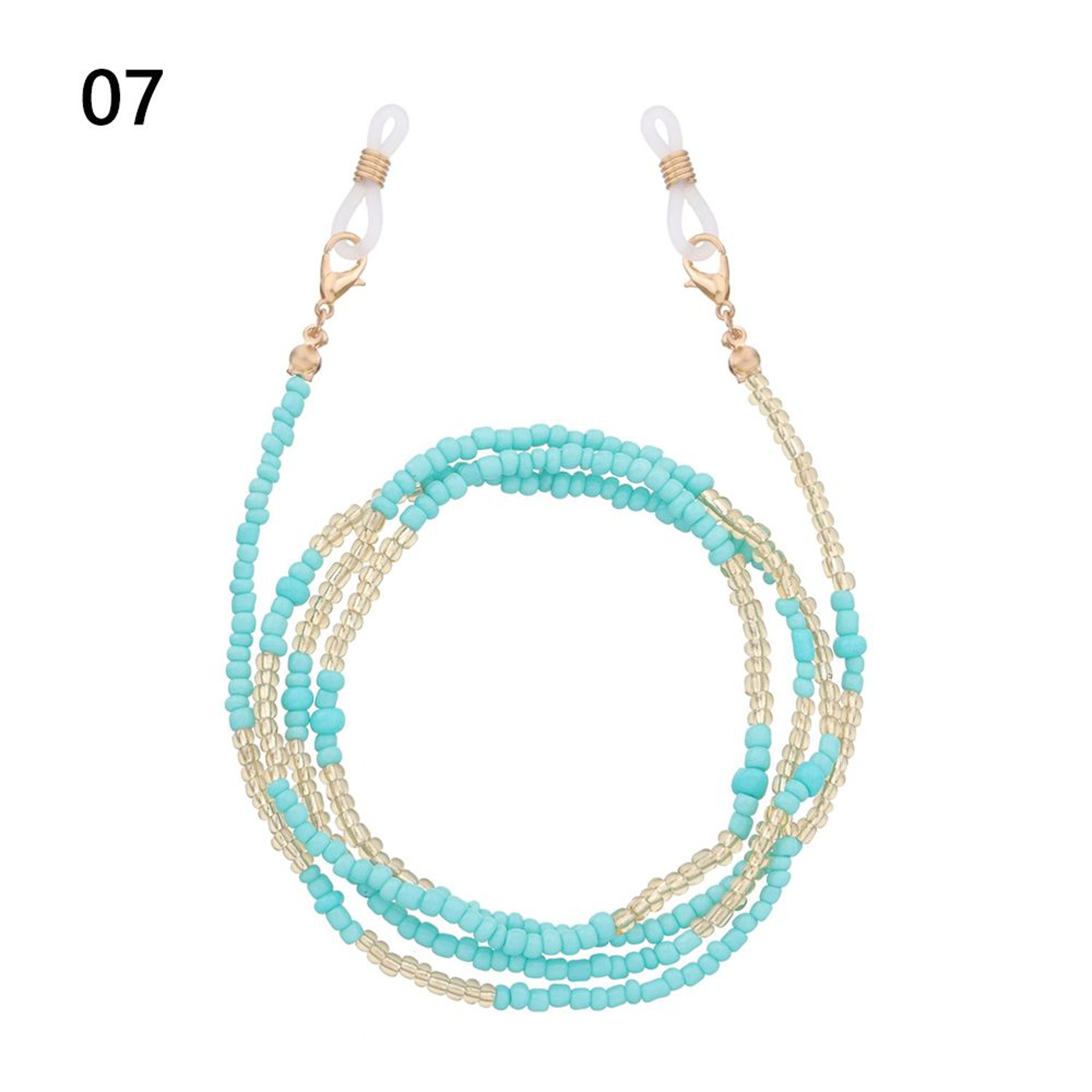 Retro Beaded Eyeglass Chain With Tassels Reading Glasses Holder 14