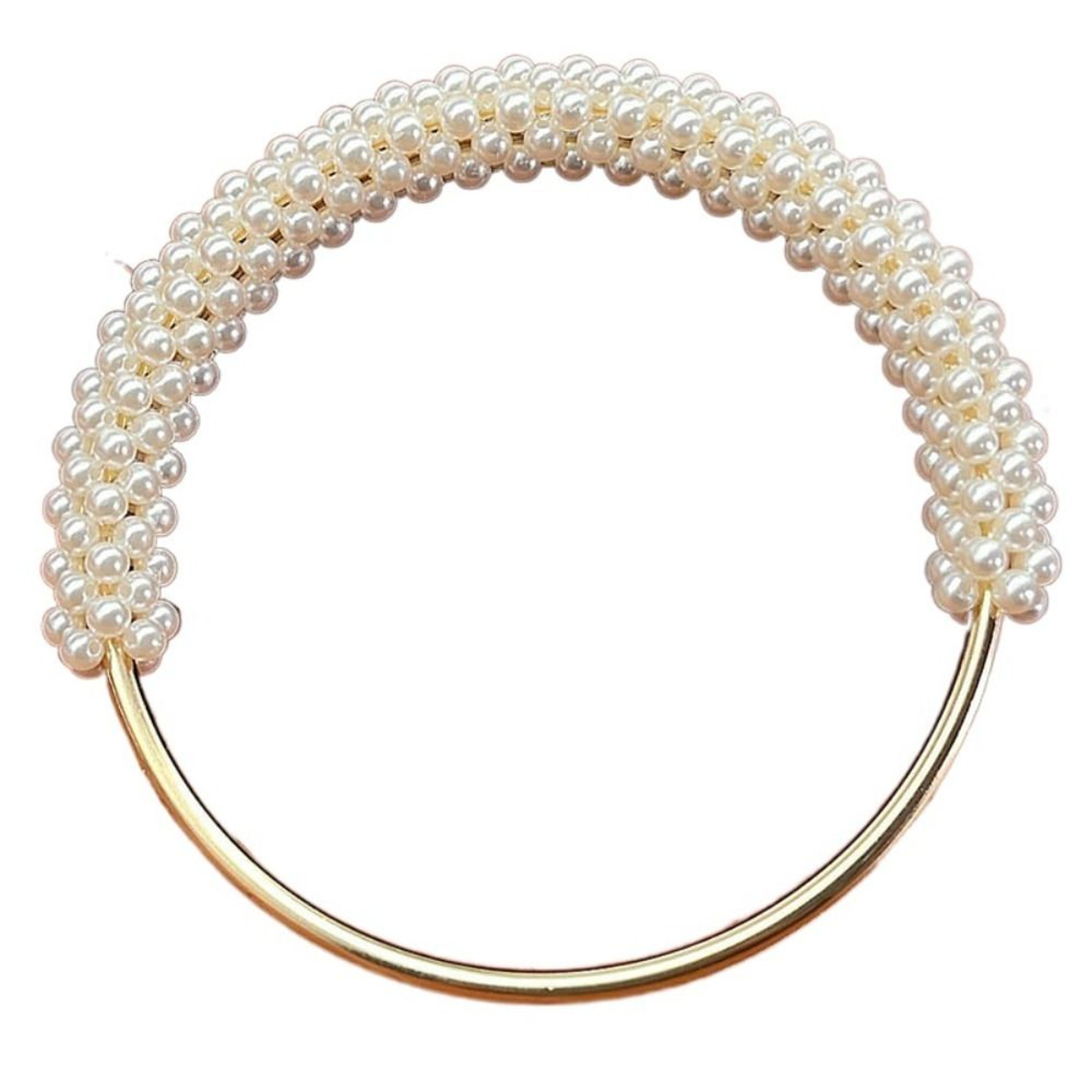 Pearl Beaded Round Bag Handle For DIY Handbags And Purses 6
