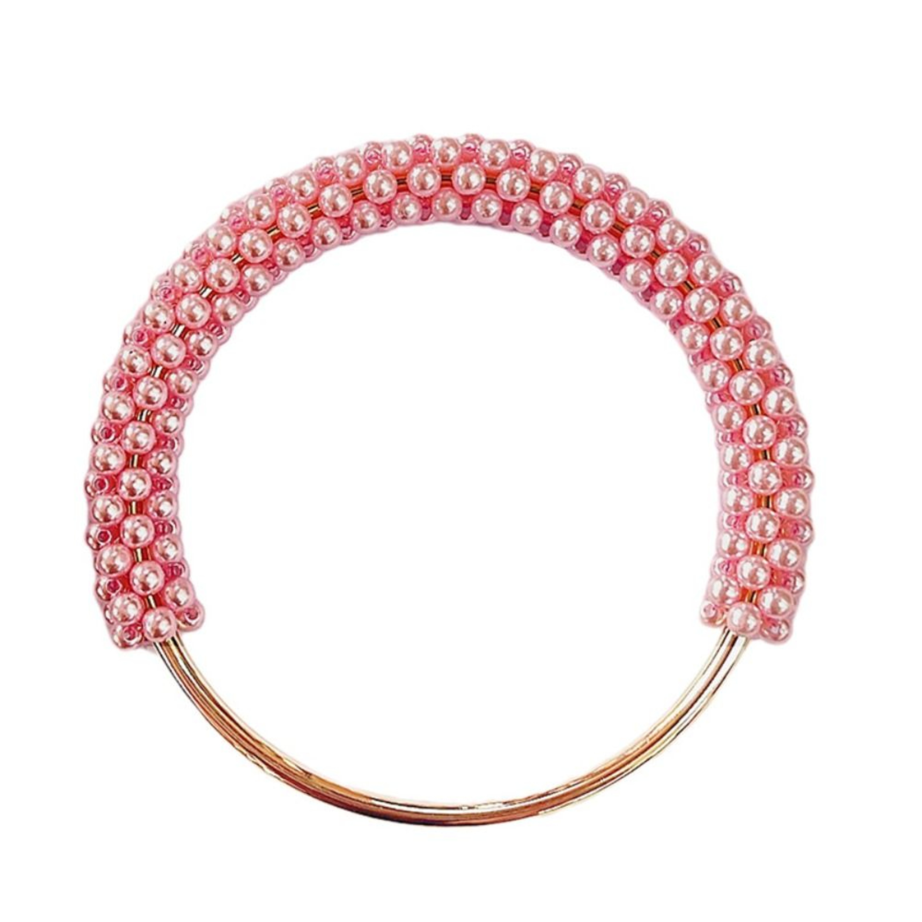 Pearl Beaded Round Bag Handle For DIY Handbags And Purses 9