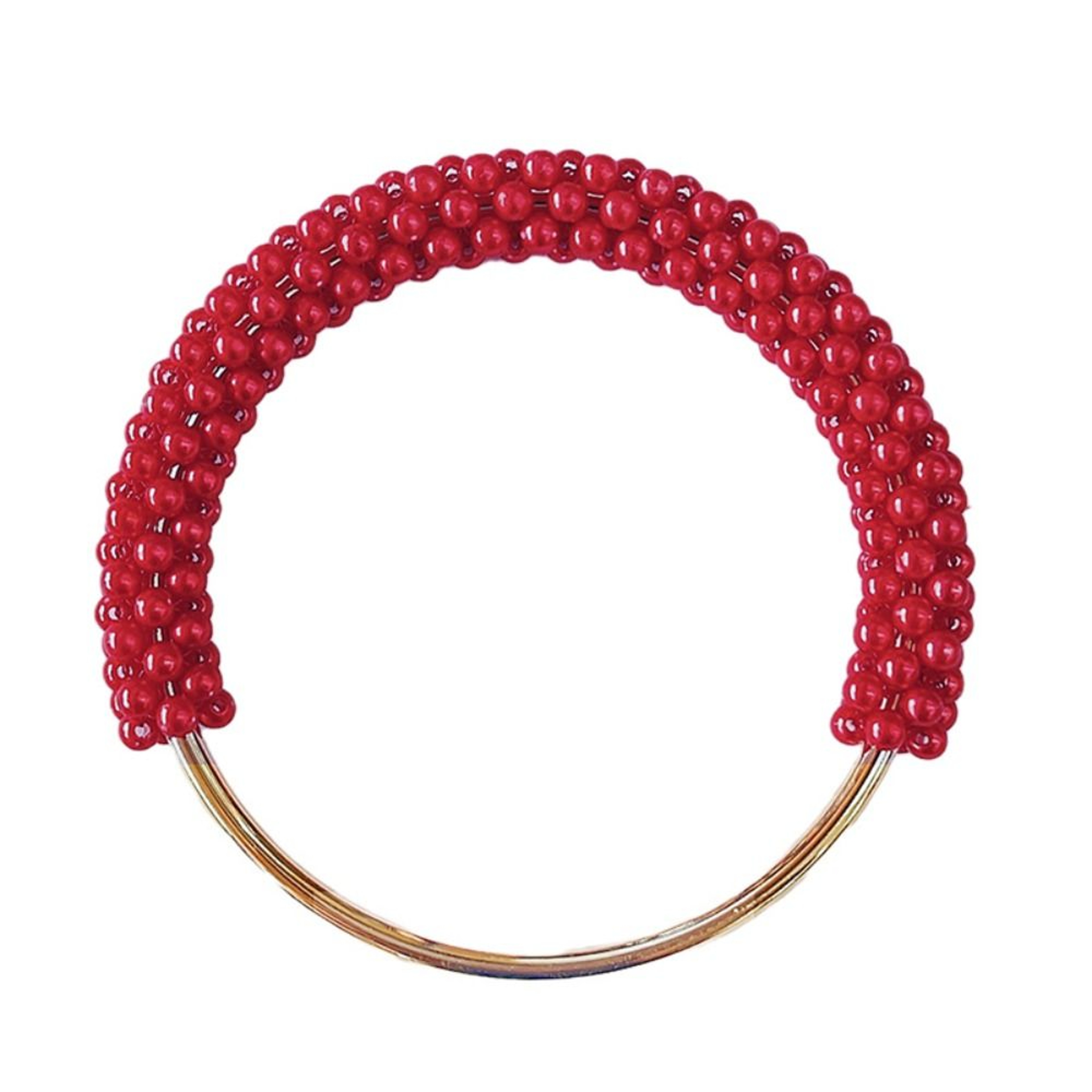 Pearl Beaded Round Bag Handle For DIY Handbags And Purses 11