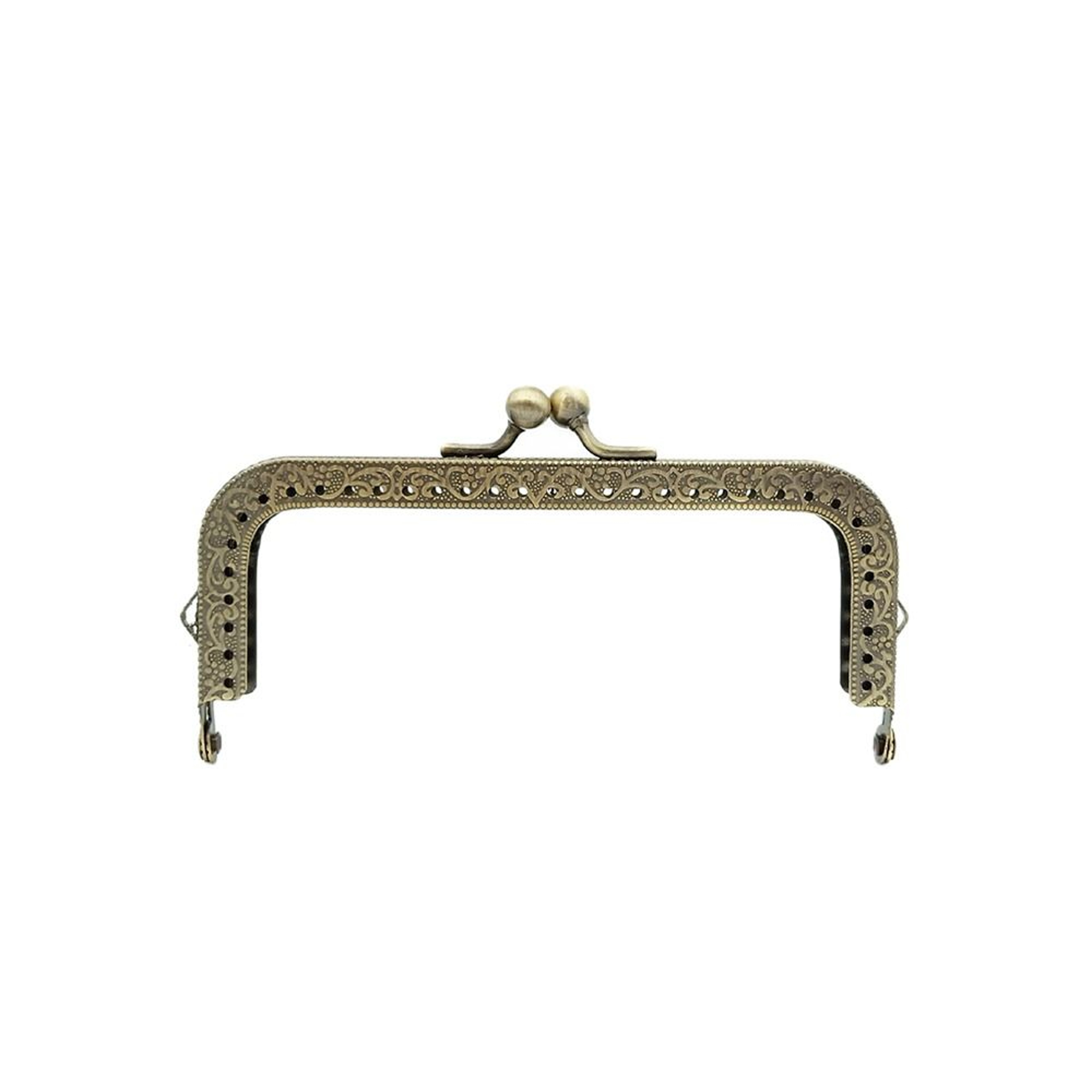 Vintage Metal Purse Frame Kiss Clasp for DIY Bag Making – view 9