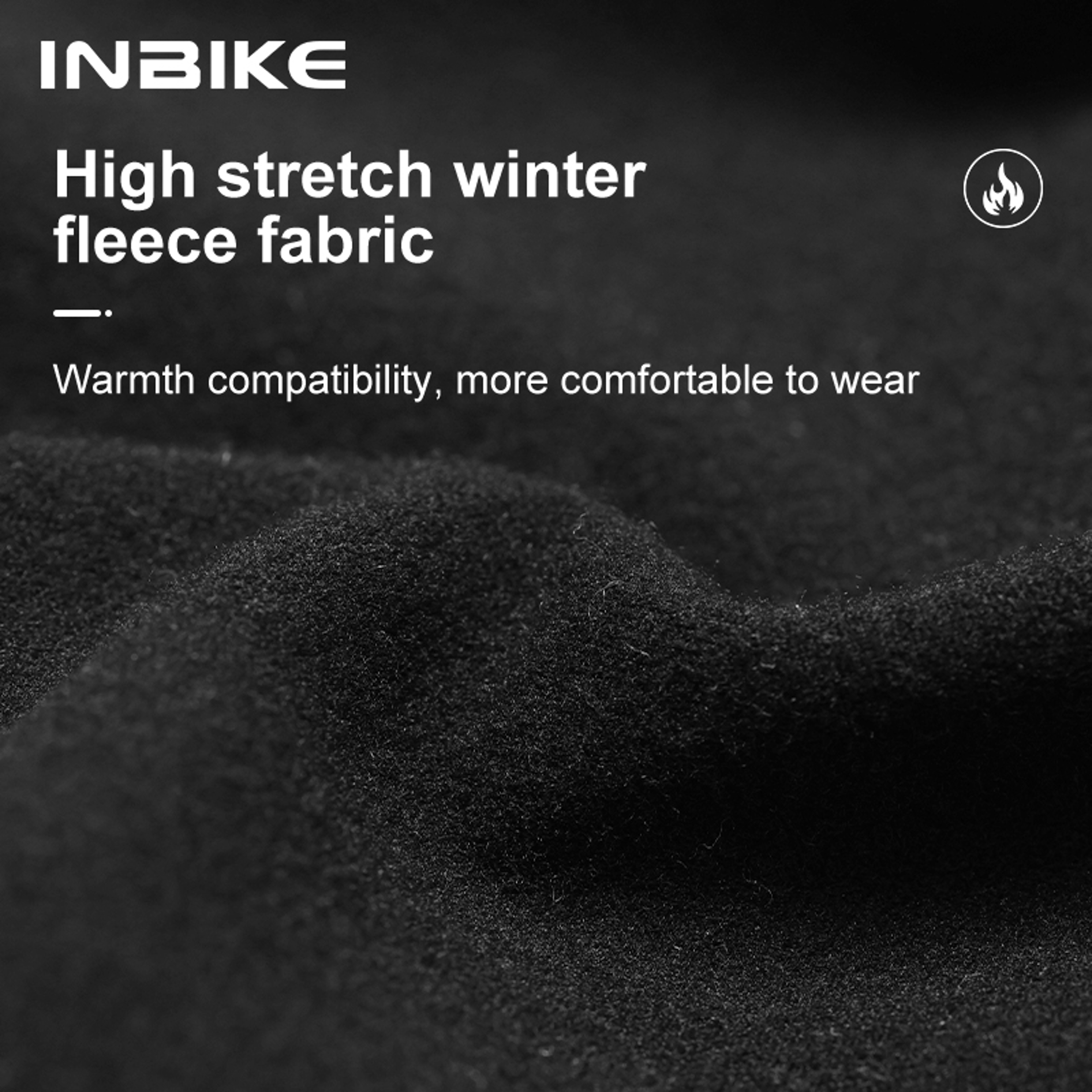 Mens Winter Cycling Bib Tights Thermal Fleece 3D Padded Bike Pants 2