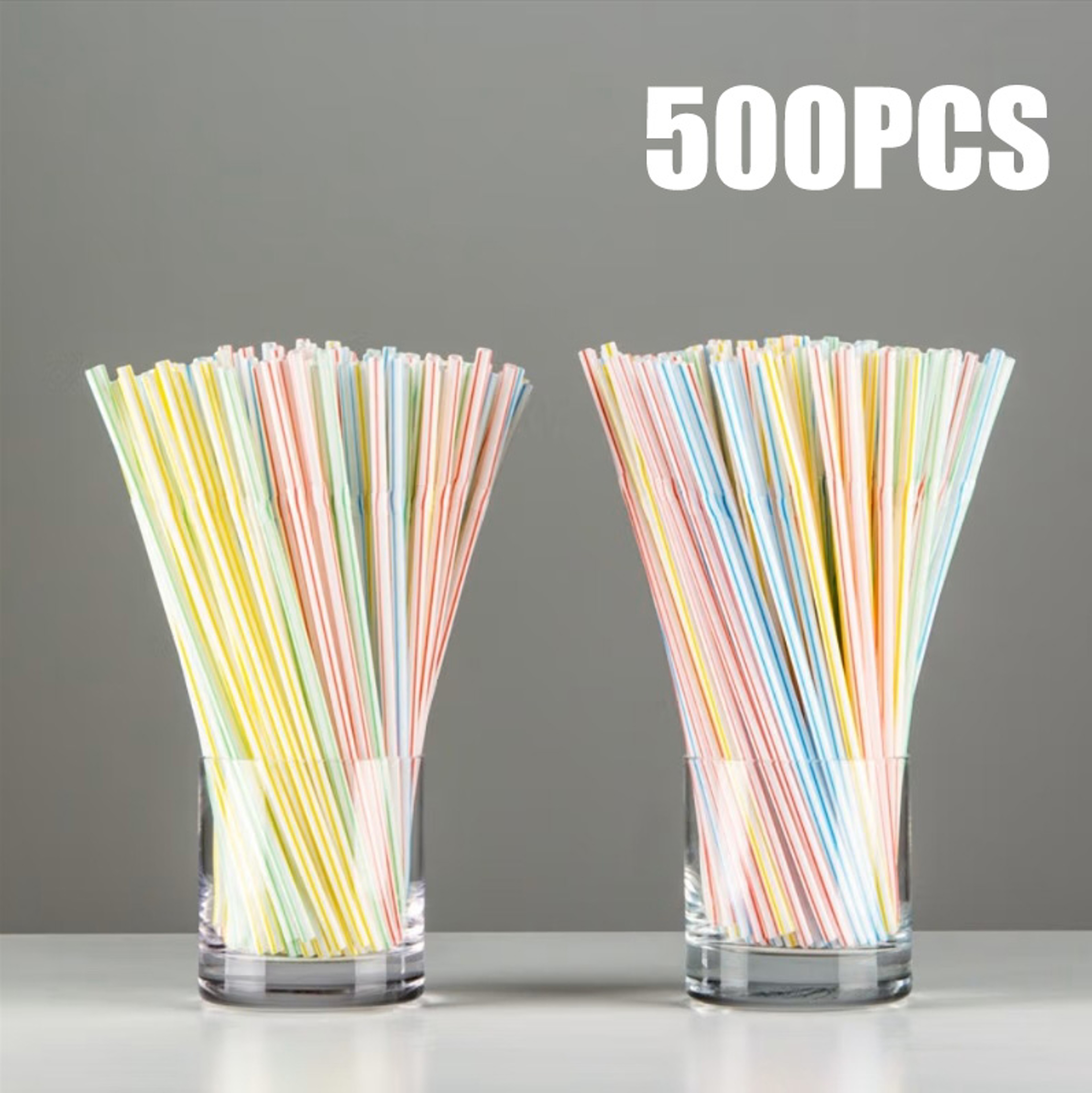Multicolor Fluorescent Bendable Drinking Straws For Parties Weddings And Beverages 11