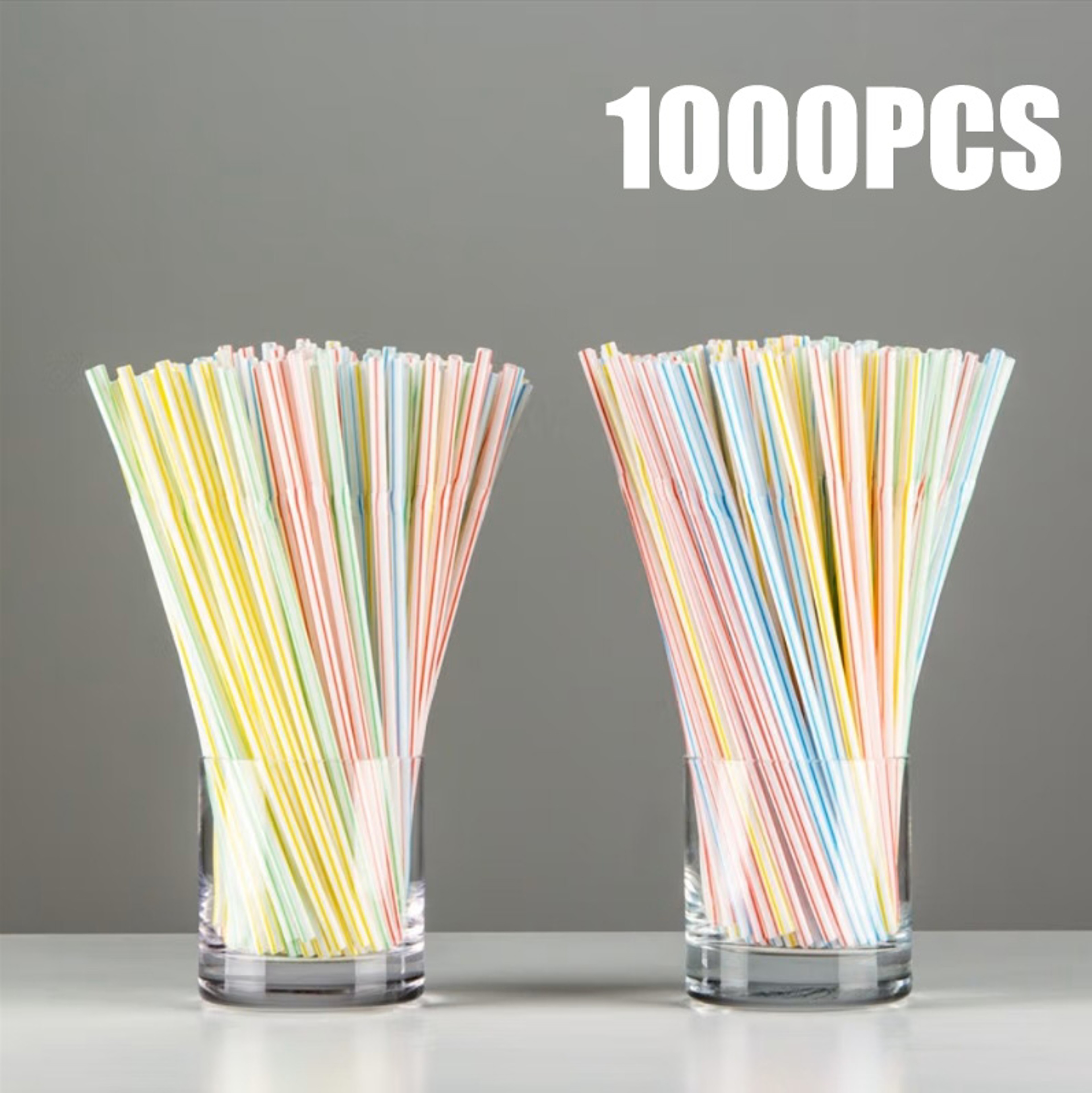 Multicolor Fluorescent Bendable Drinking Straws For Parties Weddings And Beverages 18
