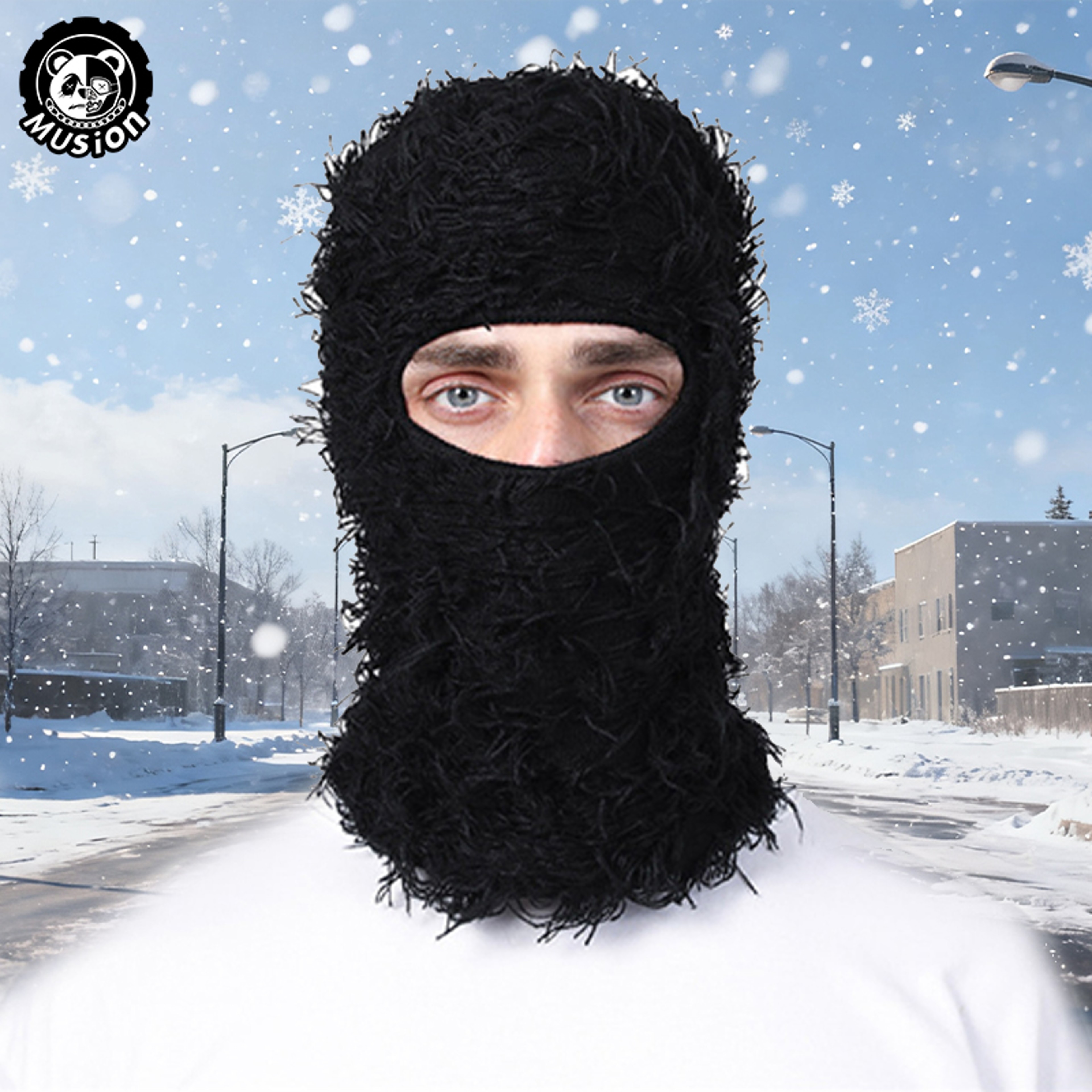 Musion Winter Balaclava Ski Mask Windproof Thermal Face Cover For Men And Women 4