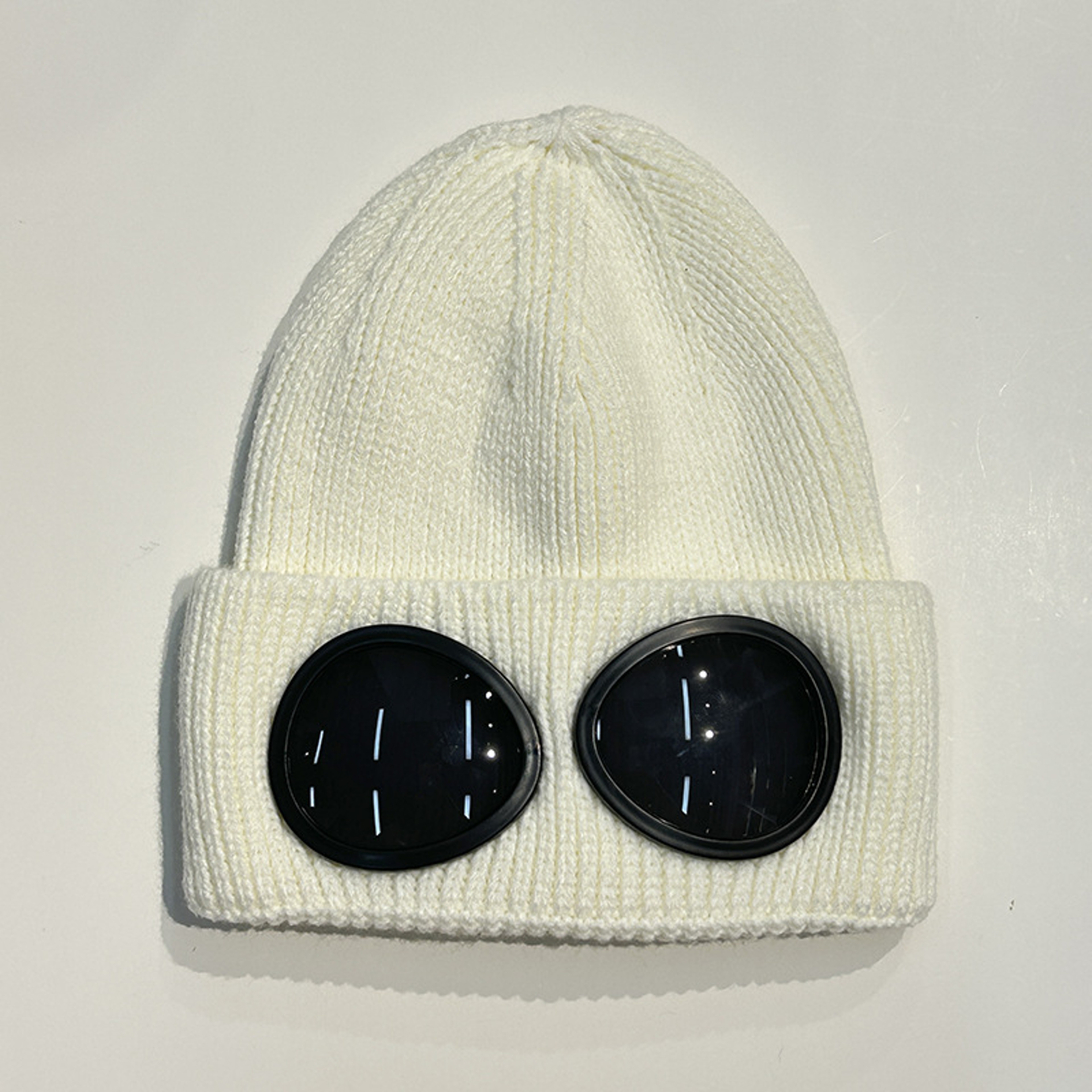 Winter Warm Knitted Beanie With Glasses Windproof Unisex Ear Protection Hat 9