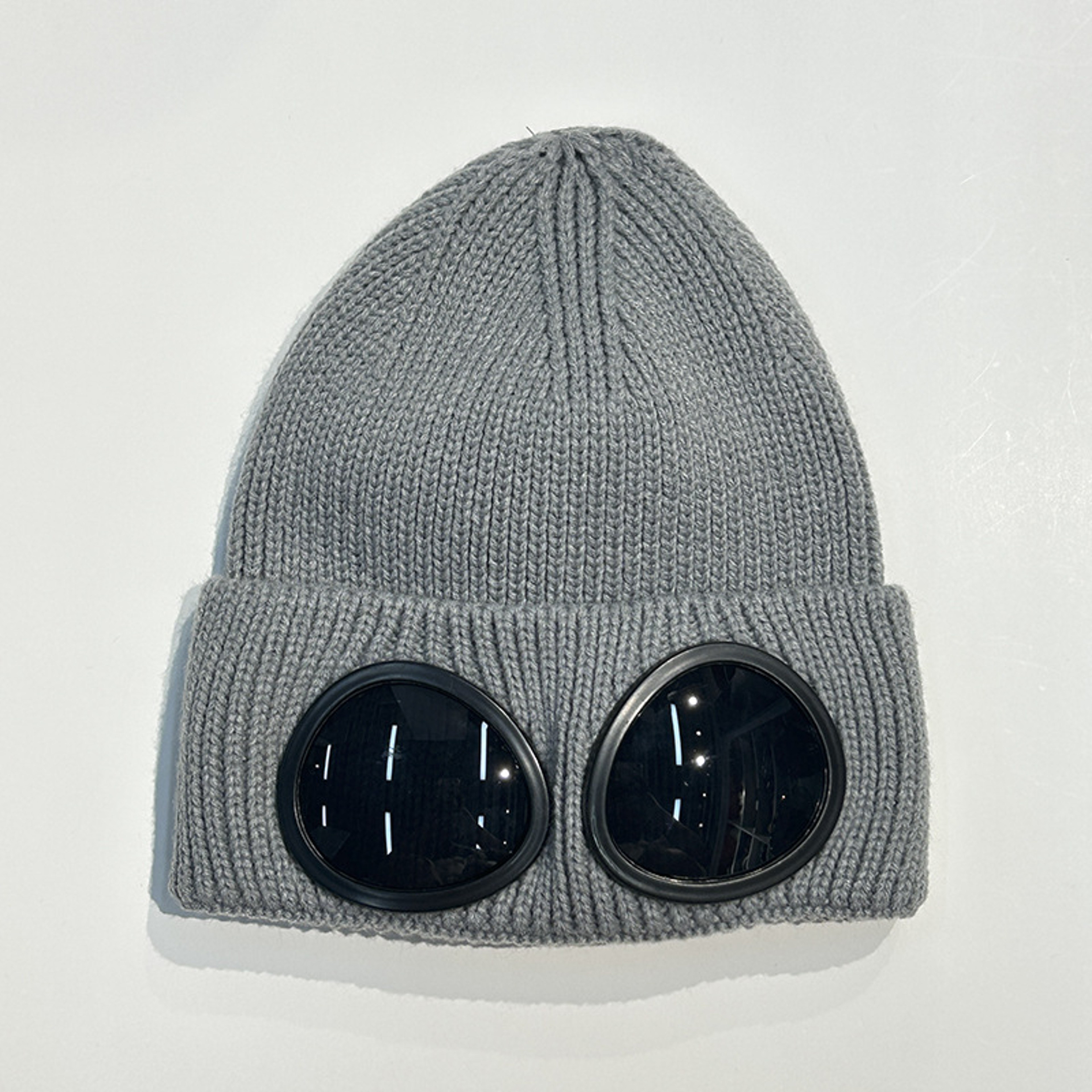 Winter Warm Knitted Beanie With Glasses Windproof Unisex Ear Protection Hat 11