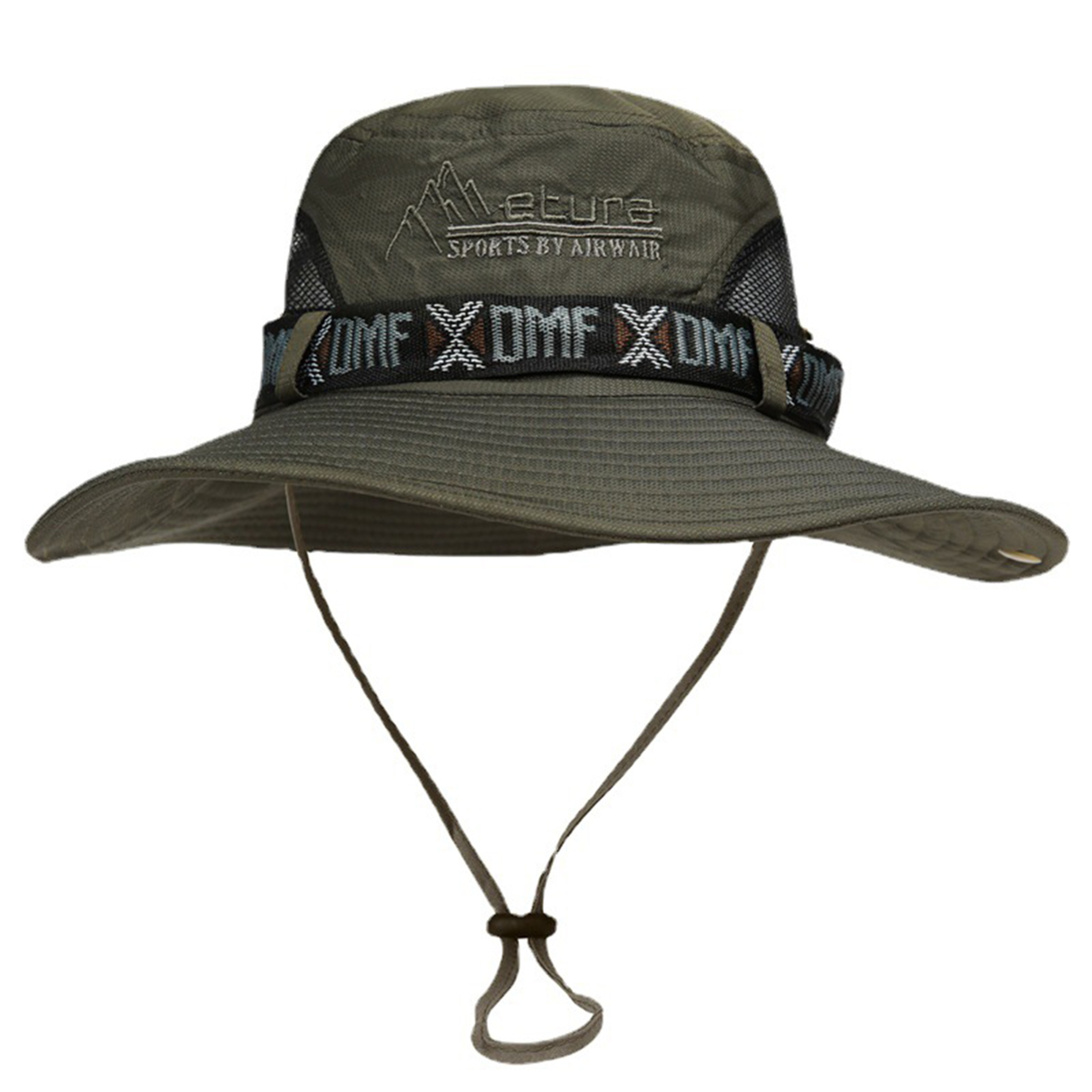 Wide Brim Fishing Hat For Men Outdoor Sun Hat For Travel Hiking And Camping 0