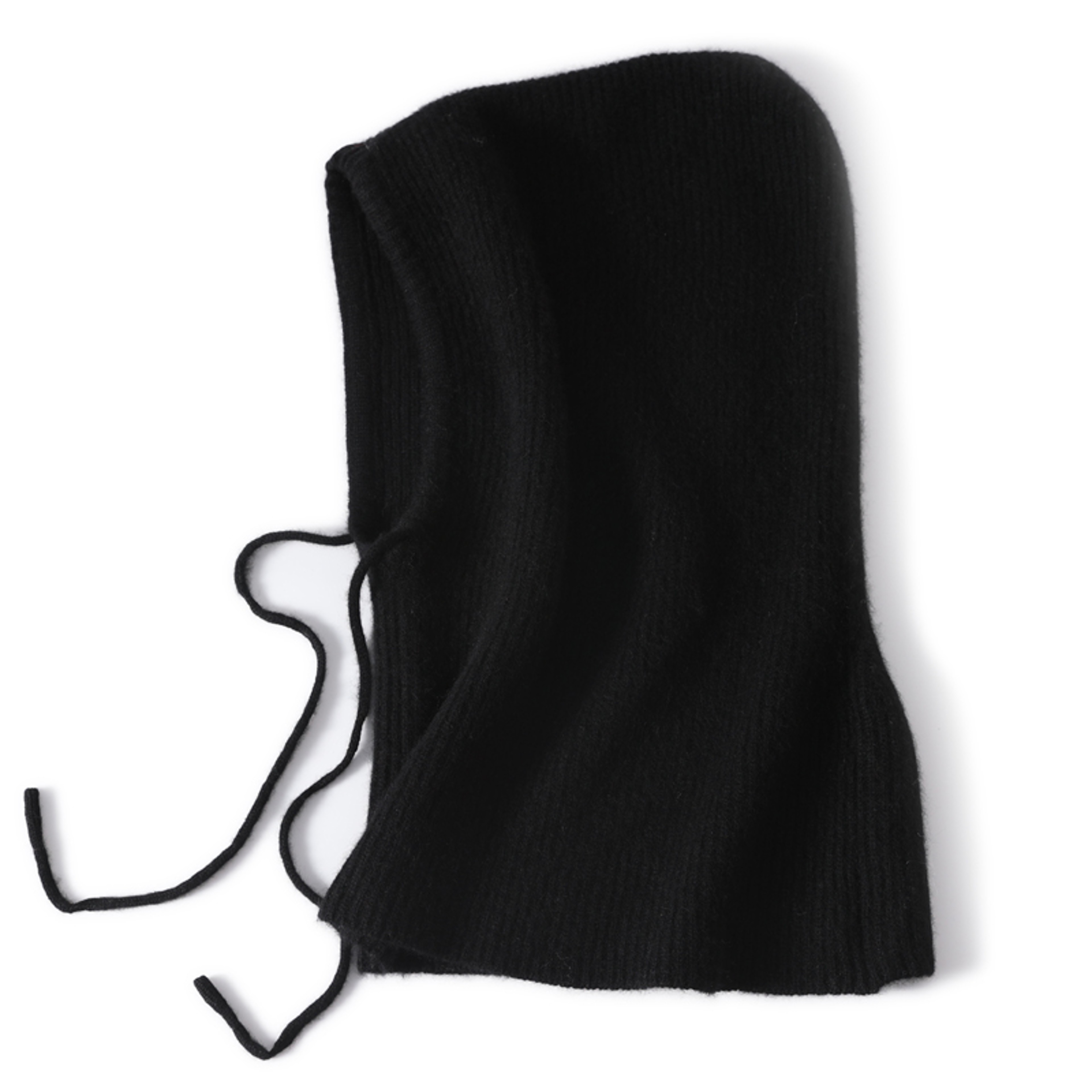 100% Wool Balaclava Warm Knitted Hood Face and Neck Warmer – view 4