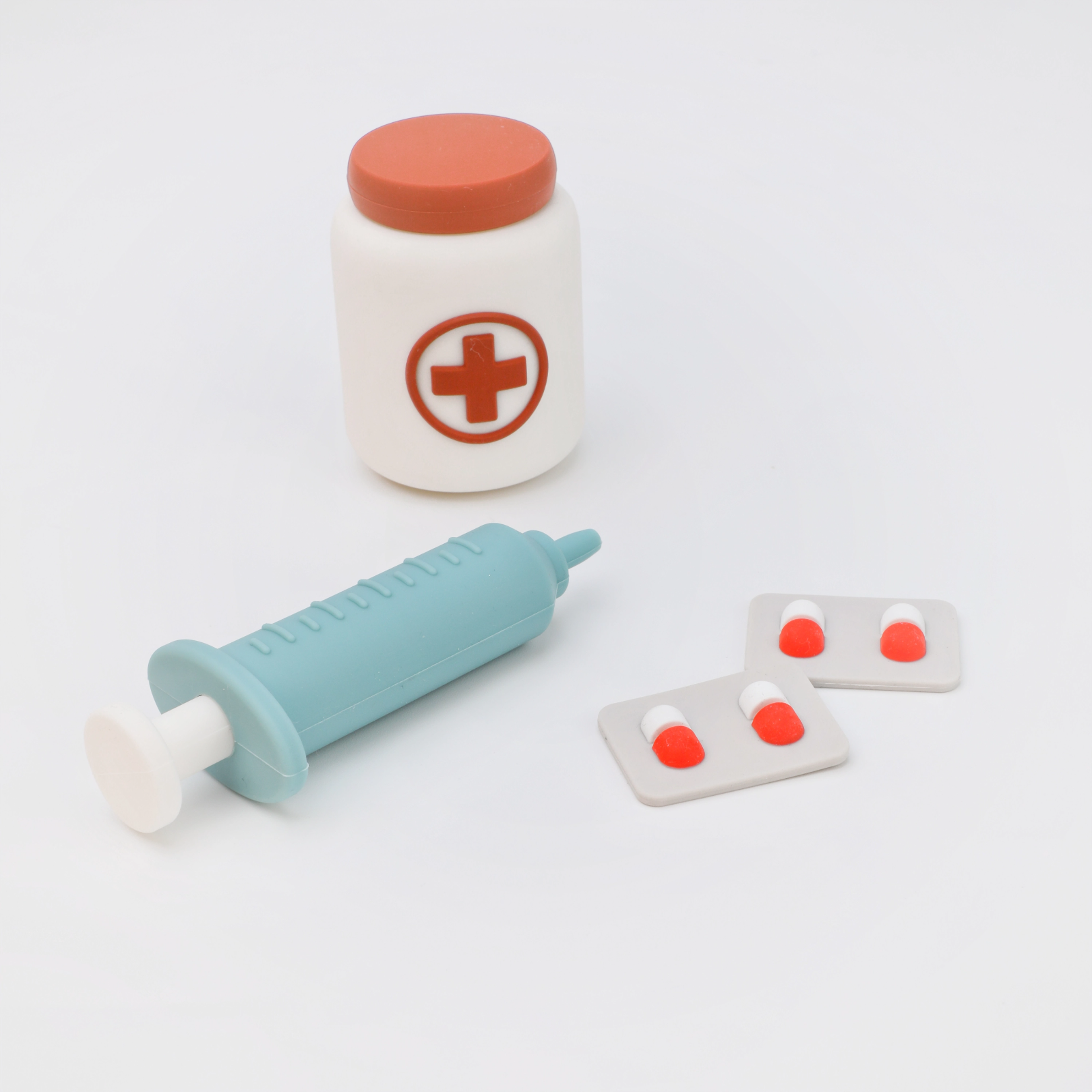 Kids Silicone Doctor Toy Set Montessori Pretend Play Medical Kit – view 6