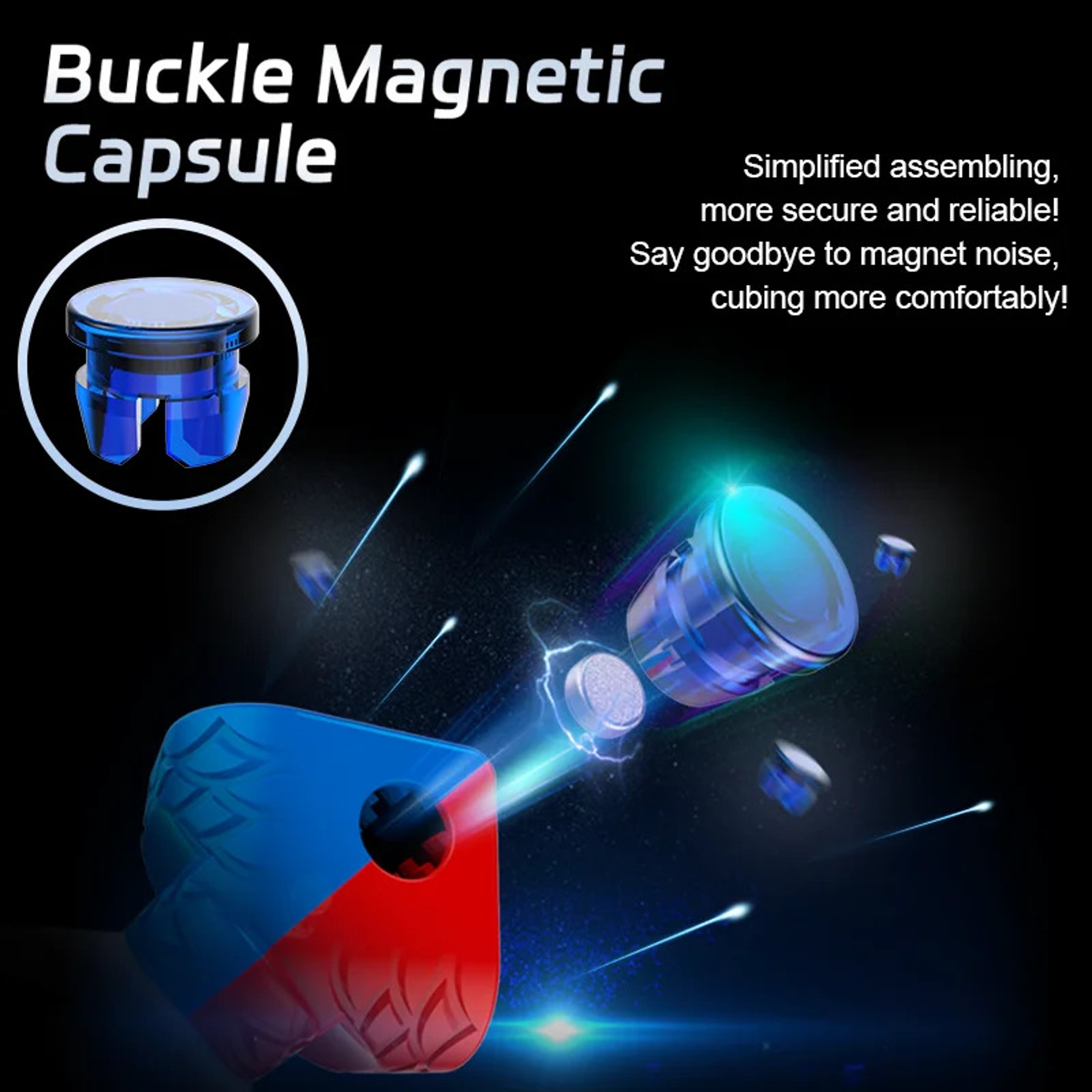 X3 Professional Magnetic Speed Cube 3x3 Adjustable Tension Puzzle 2