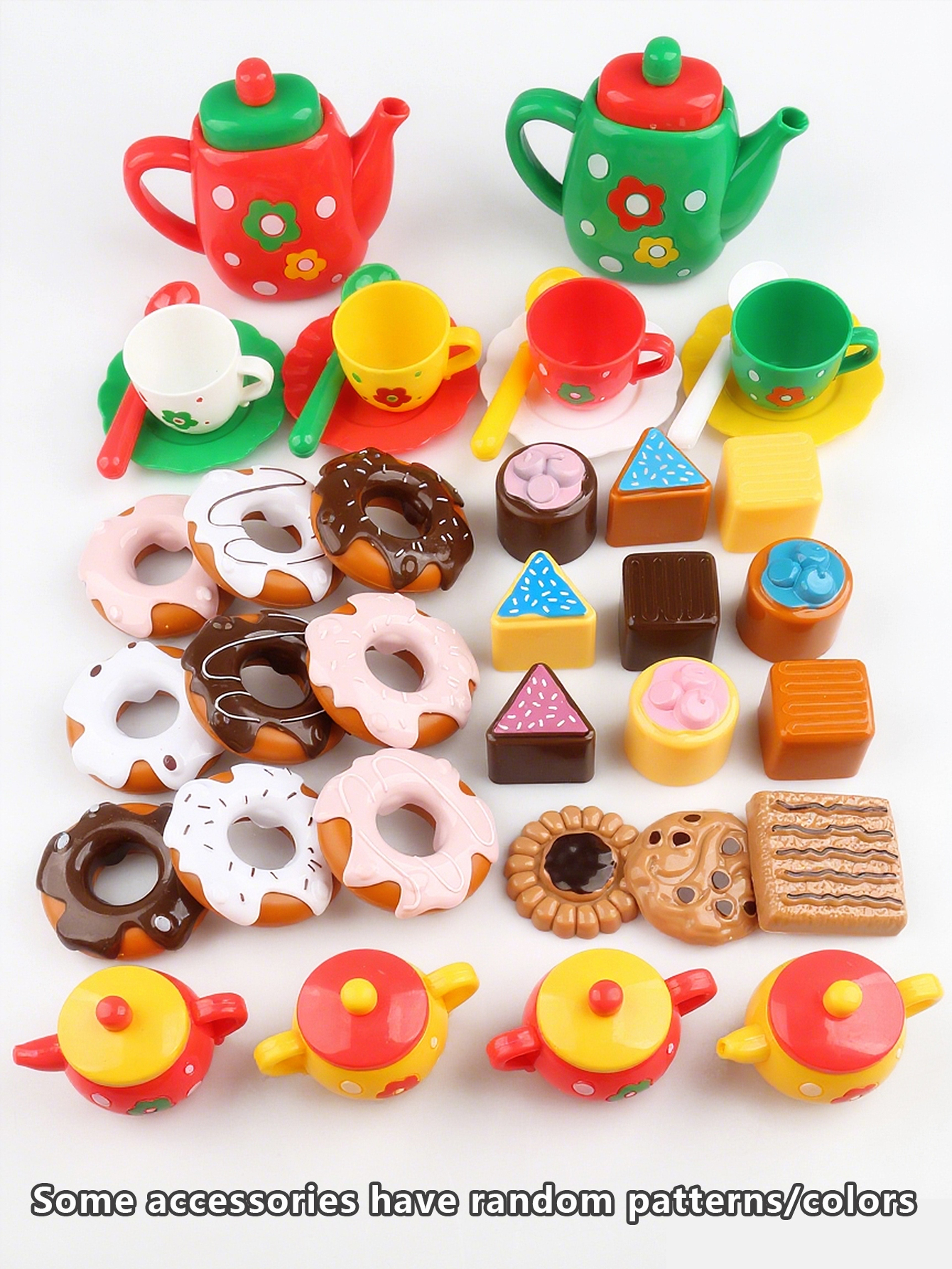 Kids Afternoon Tea Set Pretend Play Tea Party Dessert Kitchen Toy – view 6
