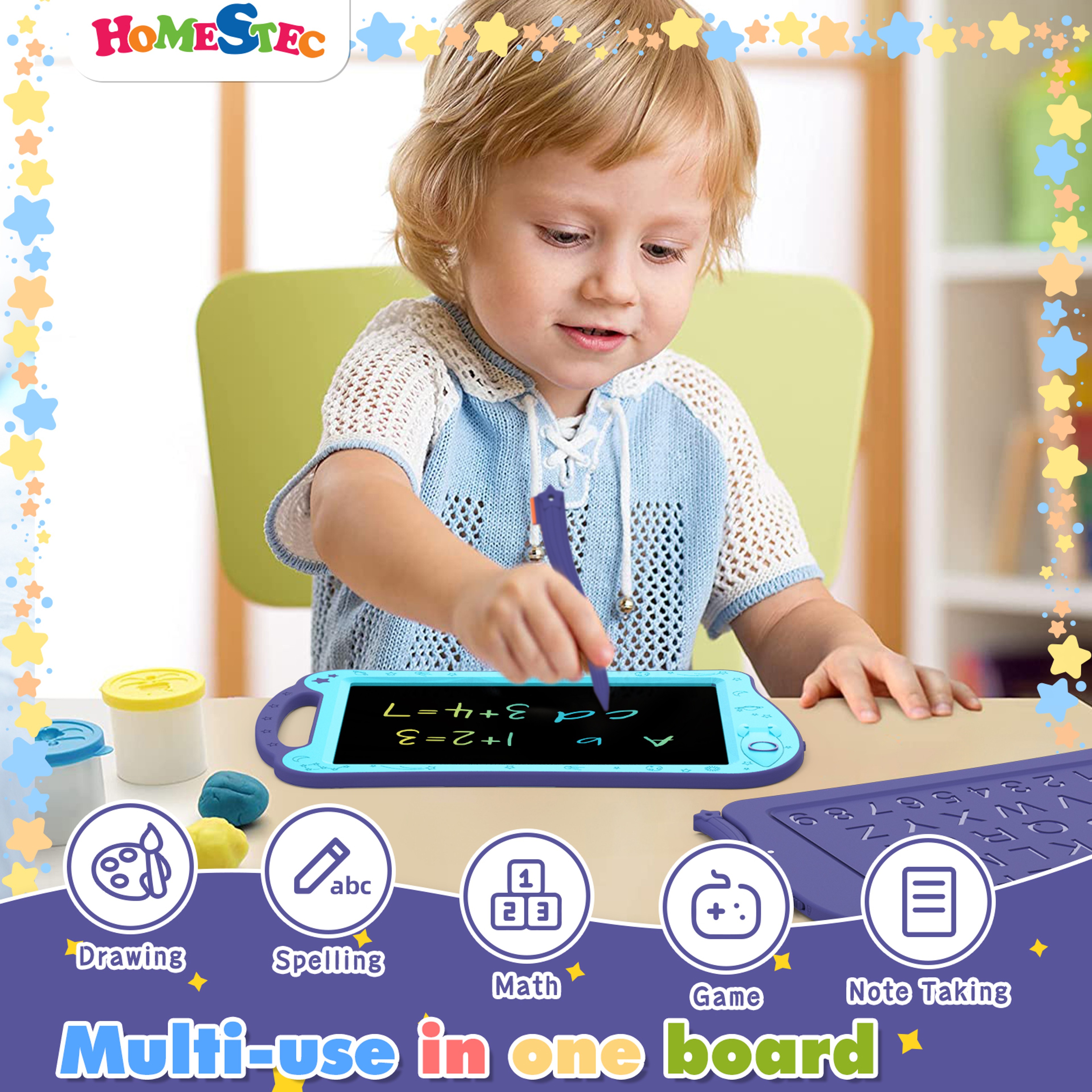 AstroDraw Kids Drawing Tablet Space LCD Doodle Board Travel Learning Toy 2
