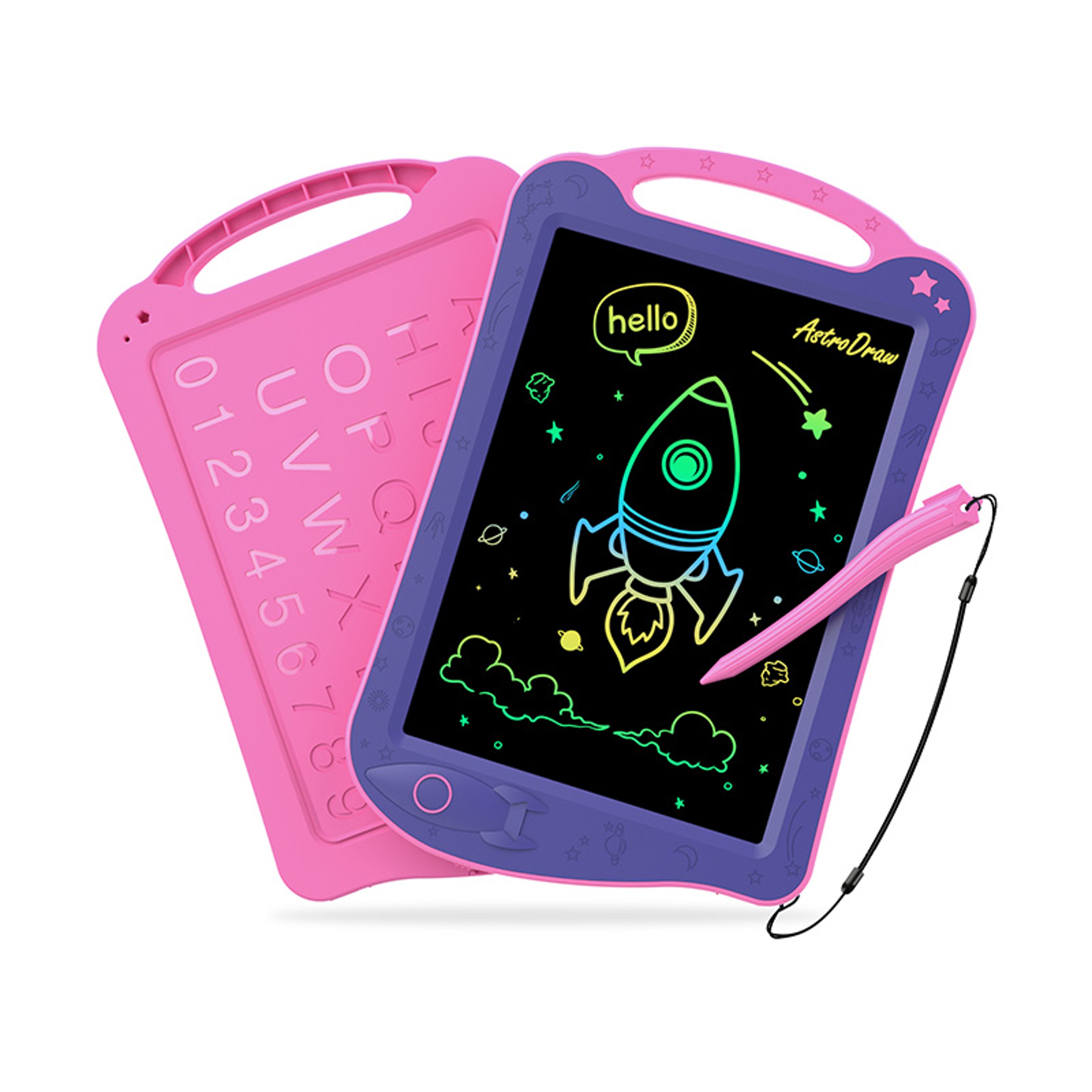 AstroDraw Kids Drawing Tablet Space LCD Doodle Board Travel Learning Toy 6