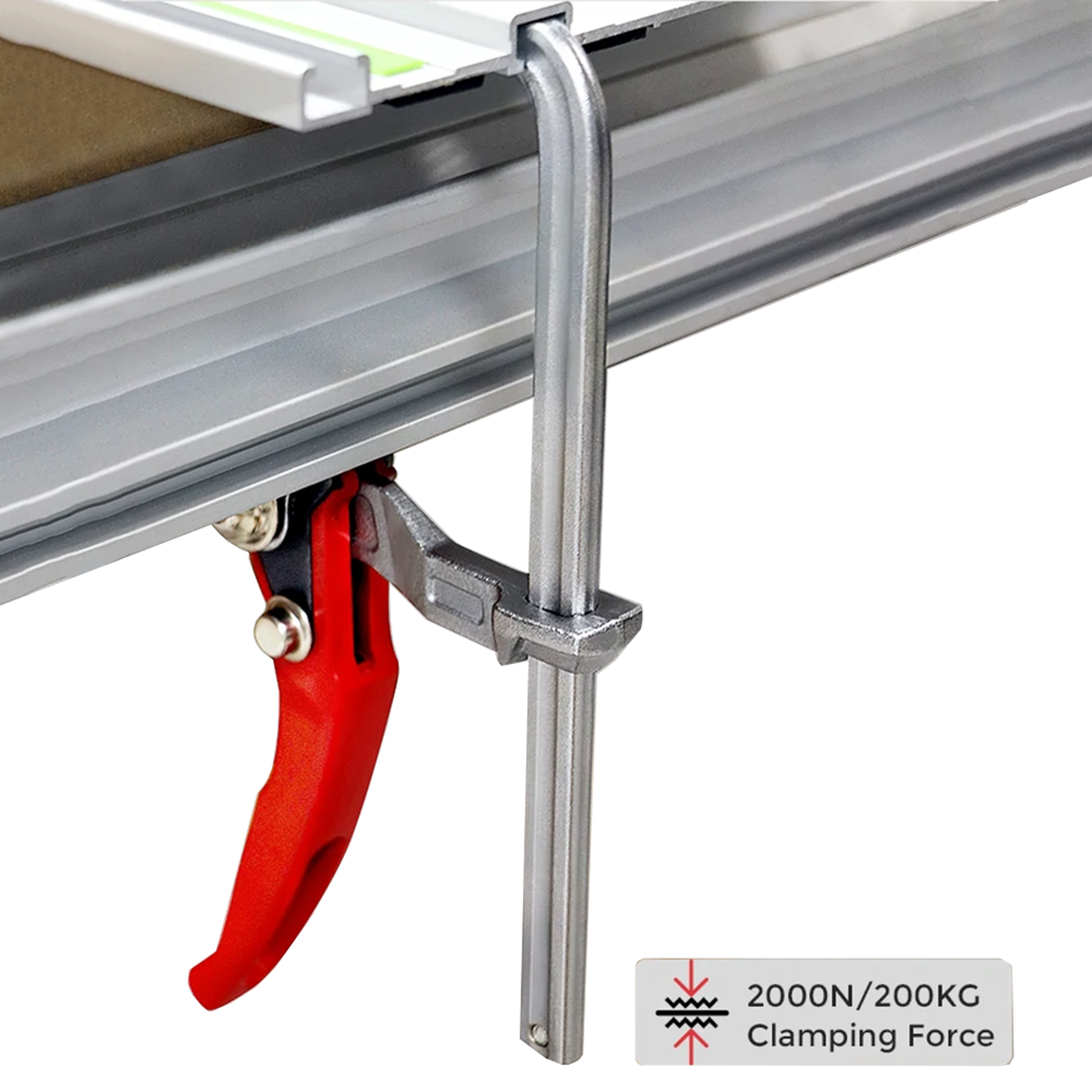 2PCS Quick Release Woodworking Guide Rail Clamp 160x60mm MFT Track Saw Clamp – view 4