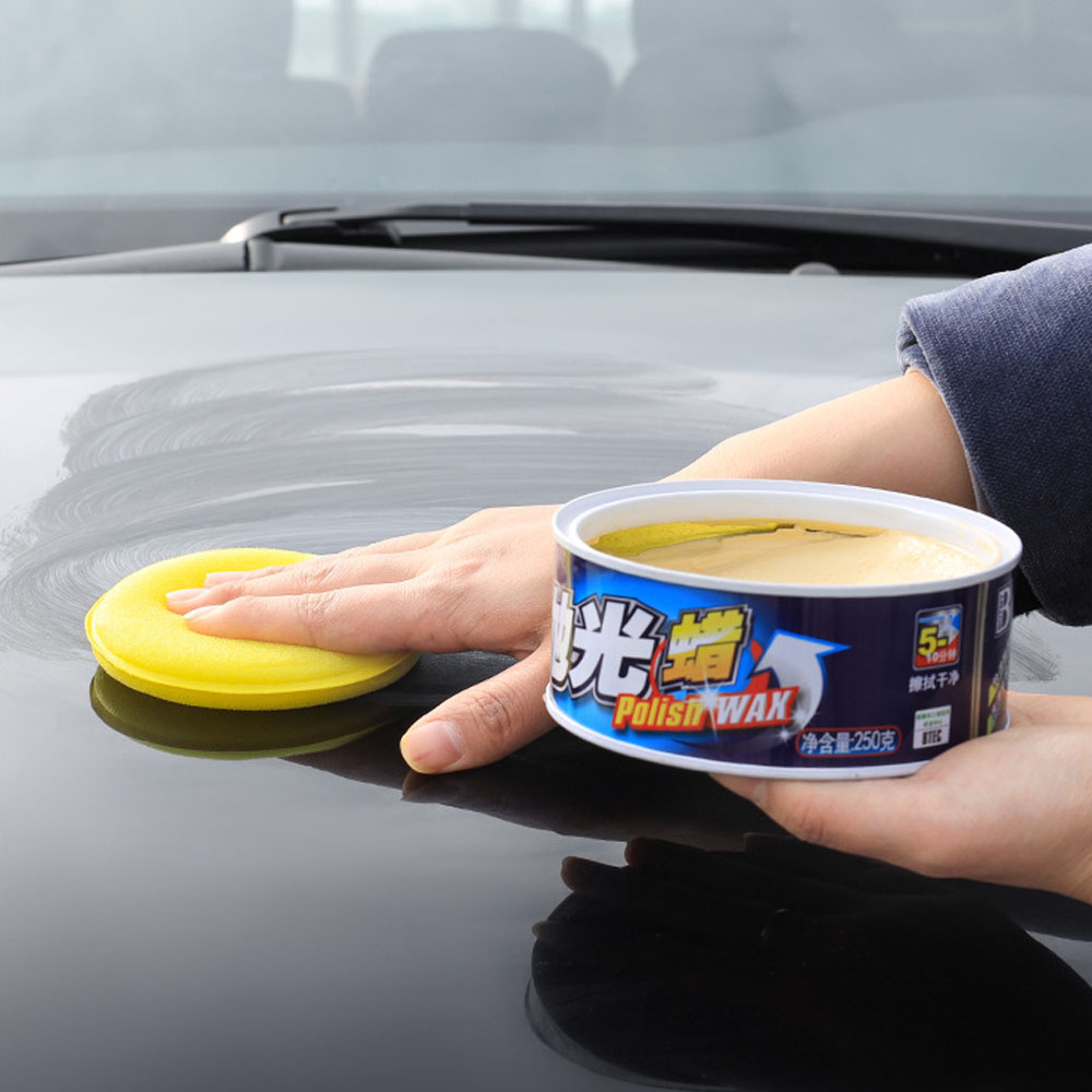 Car Wax Applicator Pads 10cm Foam Polishing Pads For Auto Detailing 4