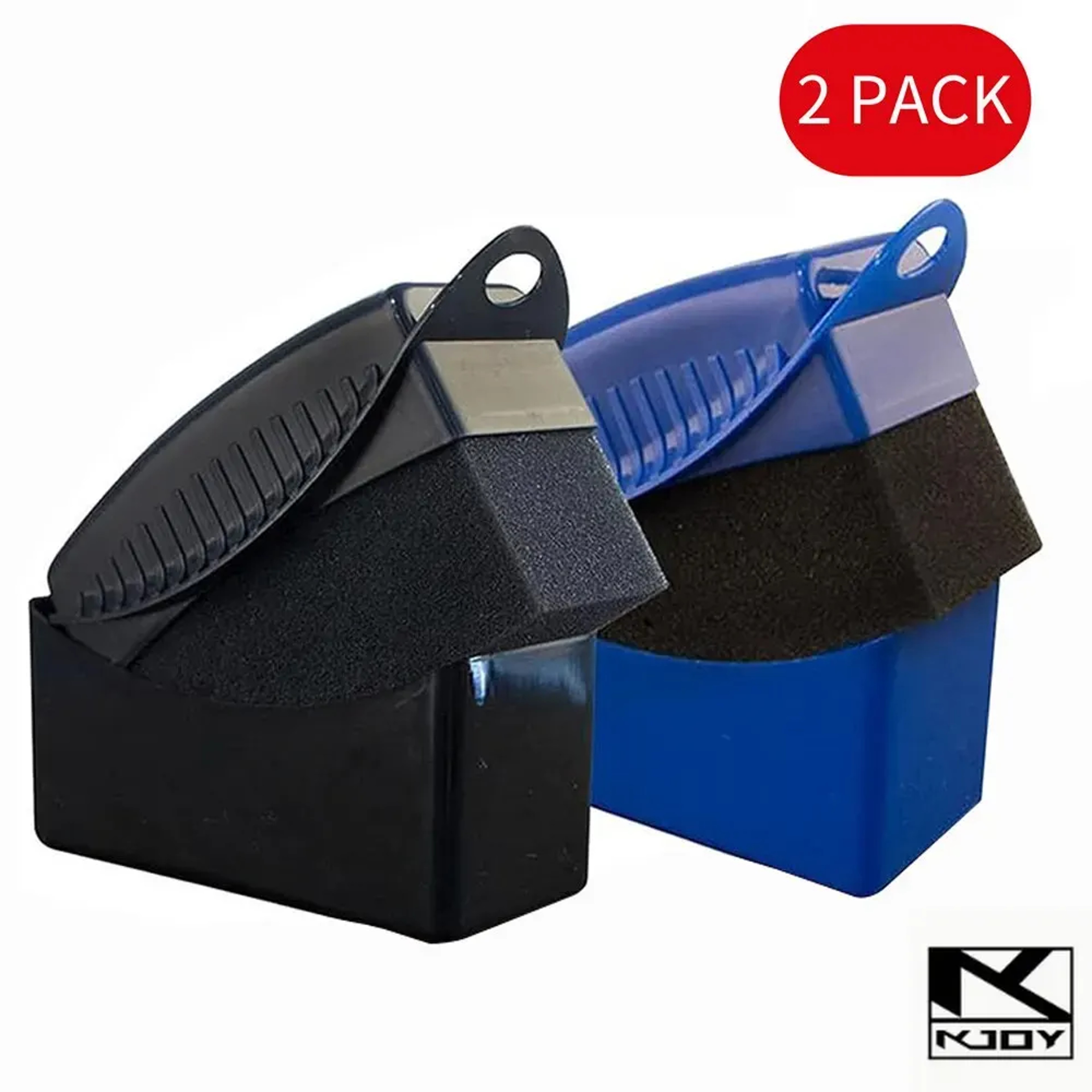 2PCS Wheel Cleaning Sponge Rim Detailing And Tire Polishing Pads 2