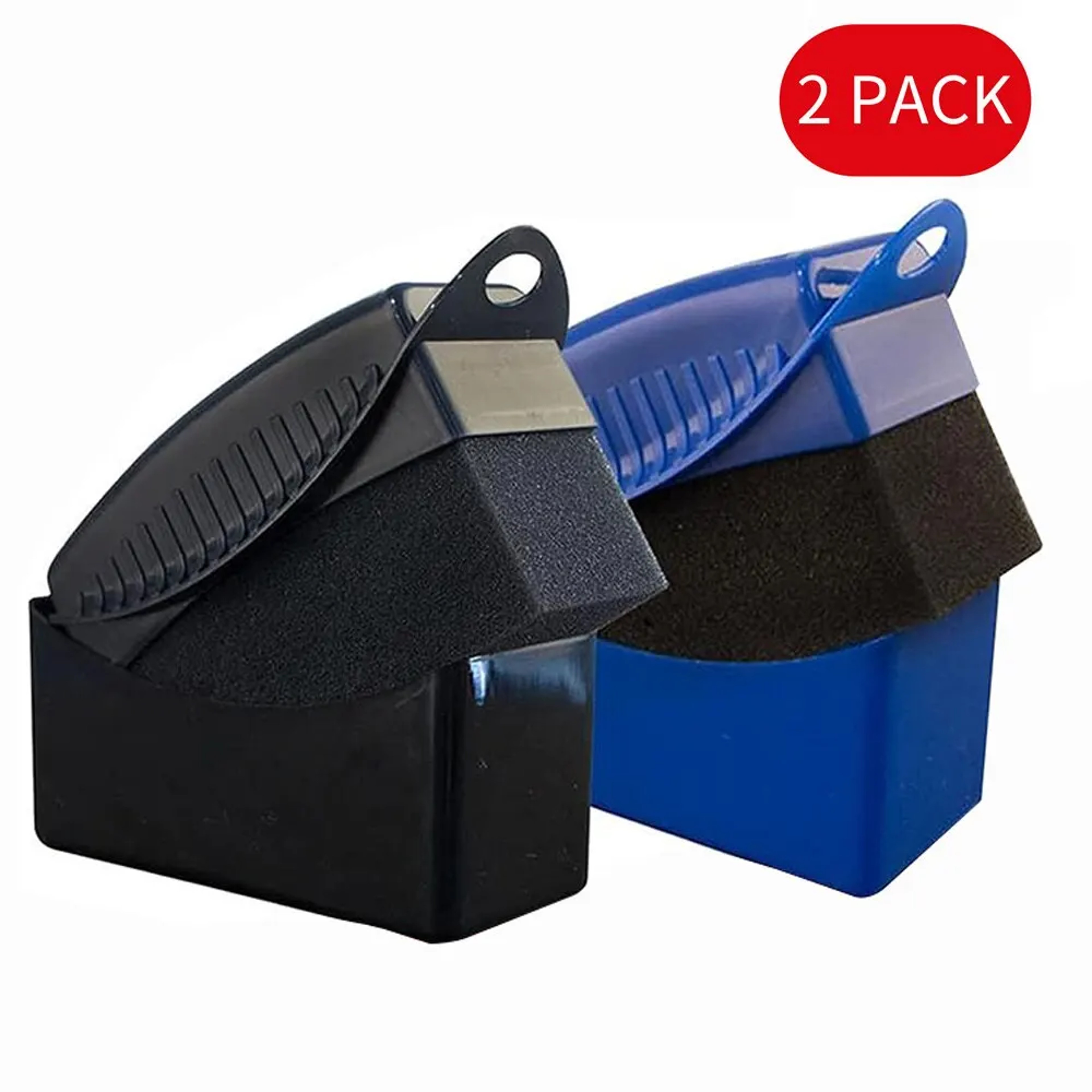 2PCS Wheel Cleaning Sponge Rim Detailing And Tire Polishing Pads 1