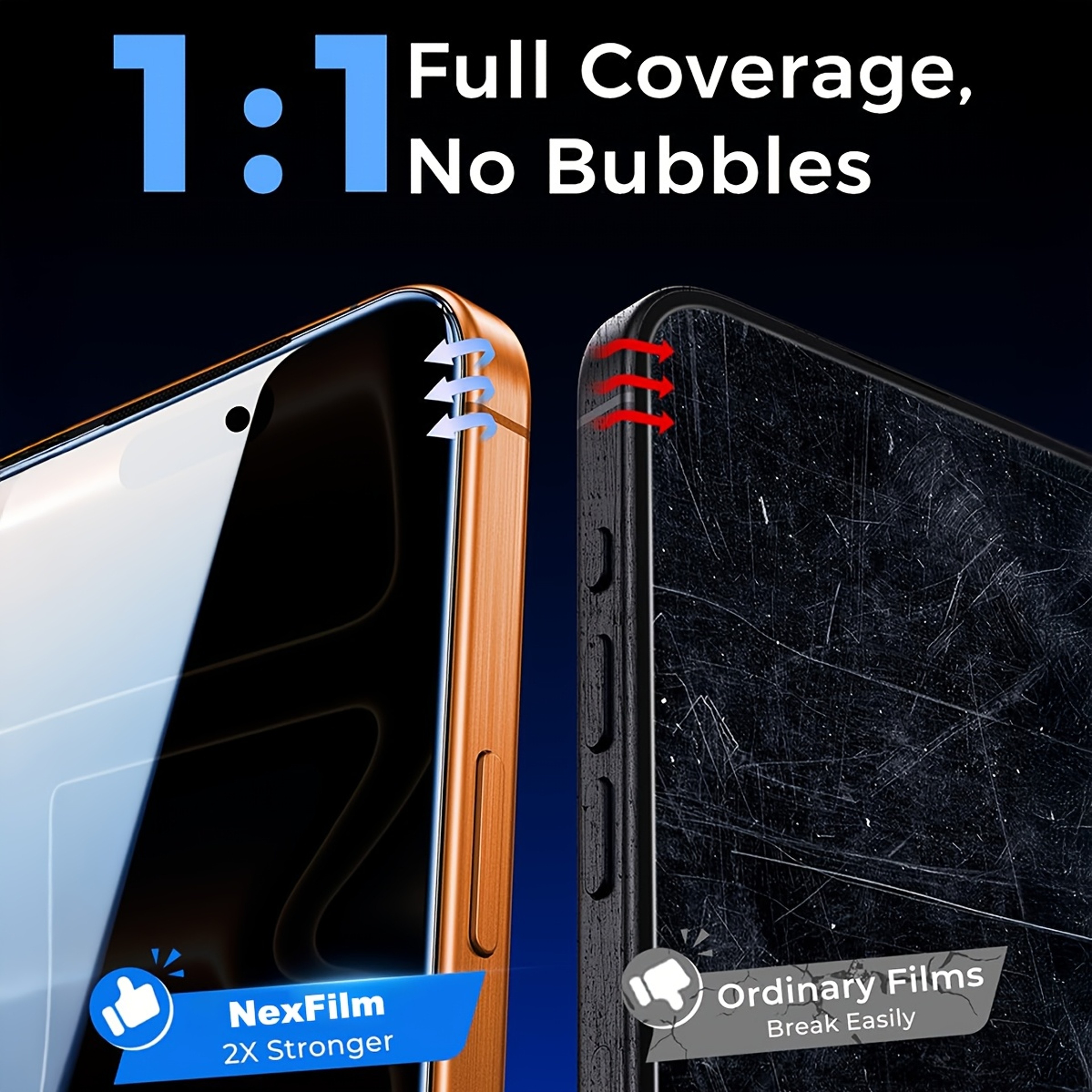 Privacy Tempered Glass Screen Protector with Dust-Free Alignment Installation Kit – view 4