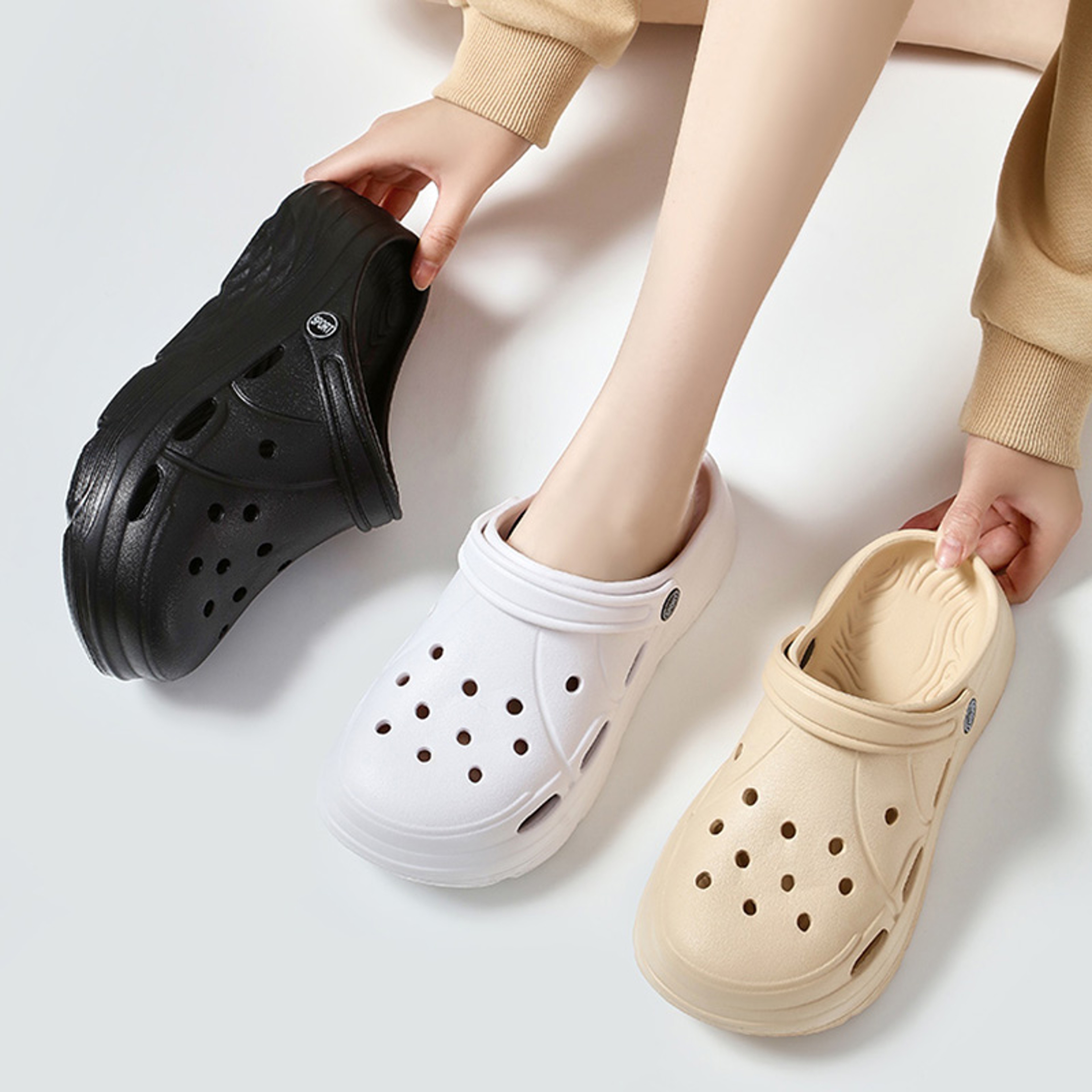 Womens Platform EVA Sandals With NonSlip Sole And Back Strap 6