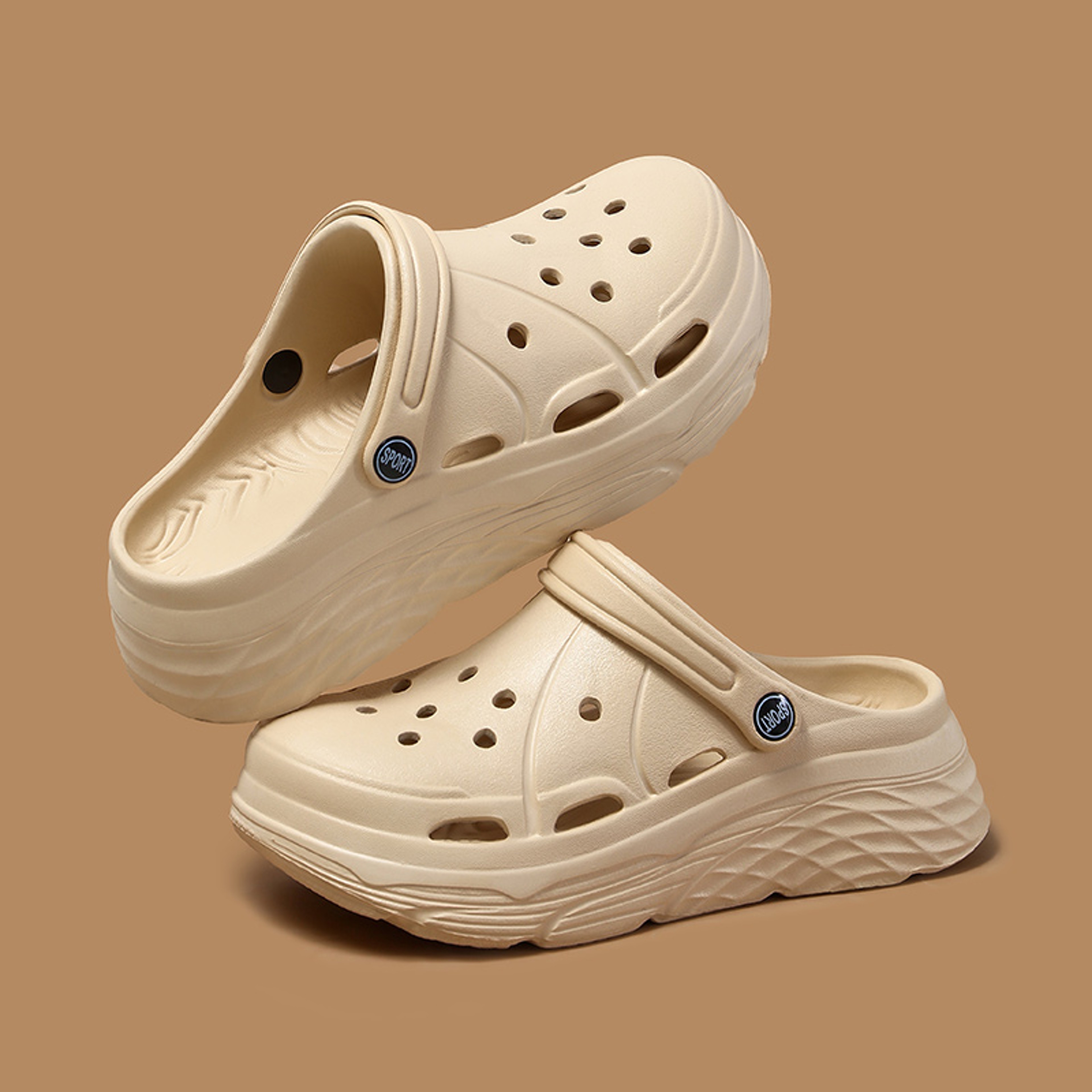 Womens Platform EVA Sandals With NonSlip Sole And Back Strap 1