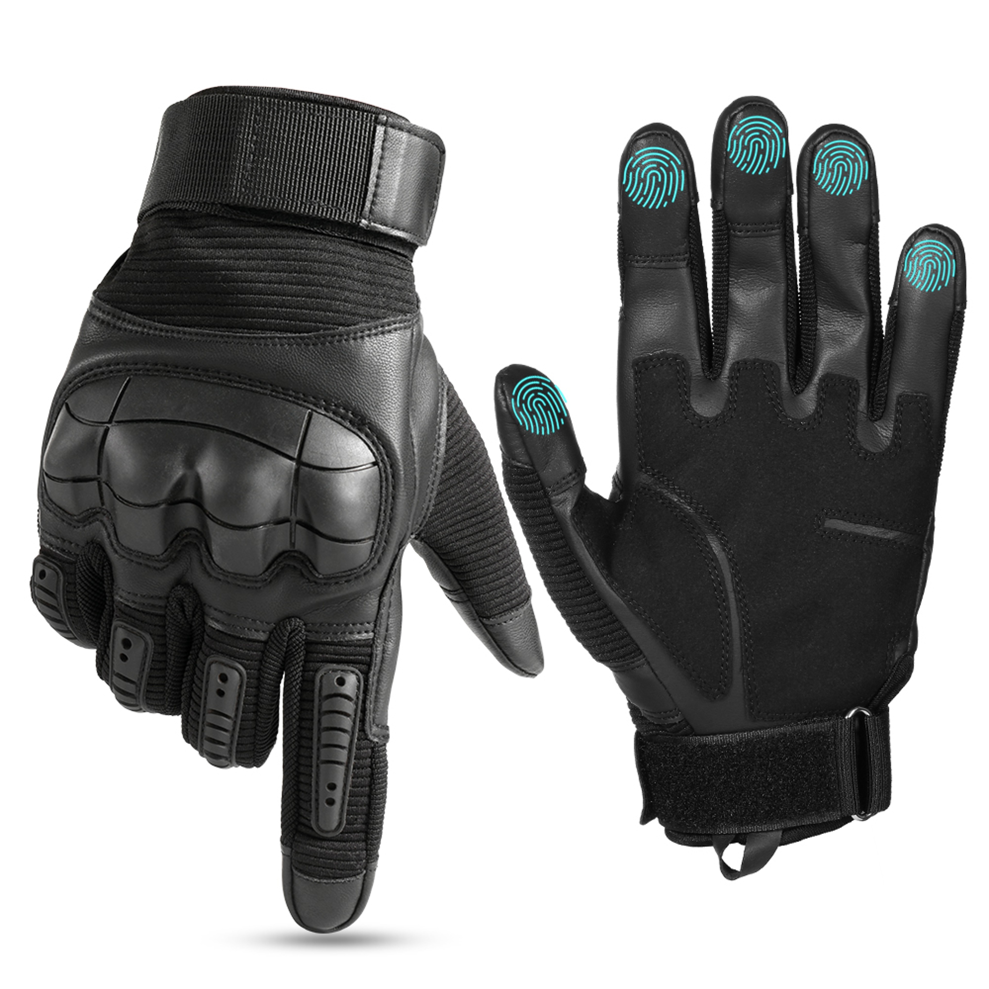 Full Finger Tactical Cycling Gloves With AntiSlip Grip And Shock Absorption 0