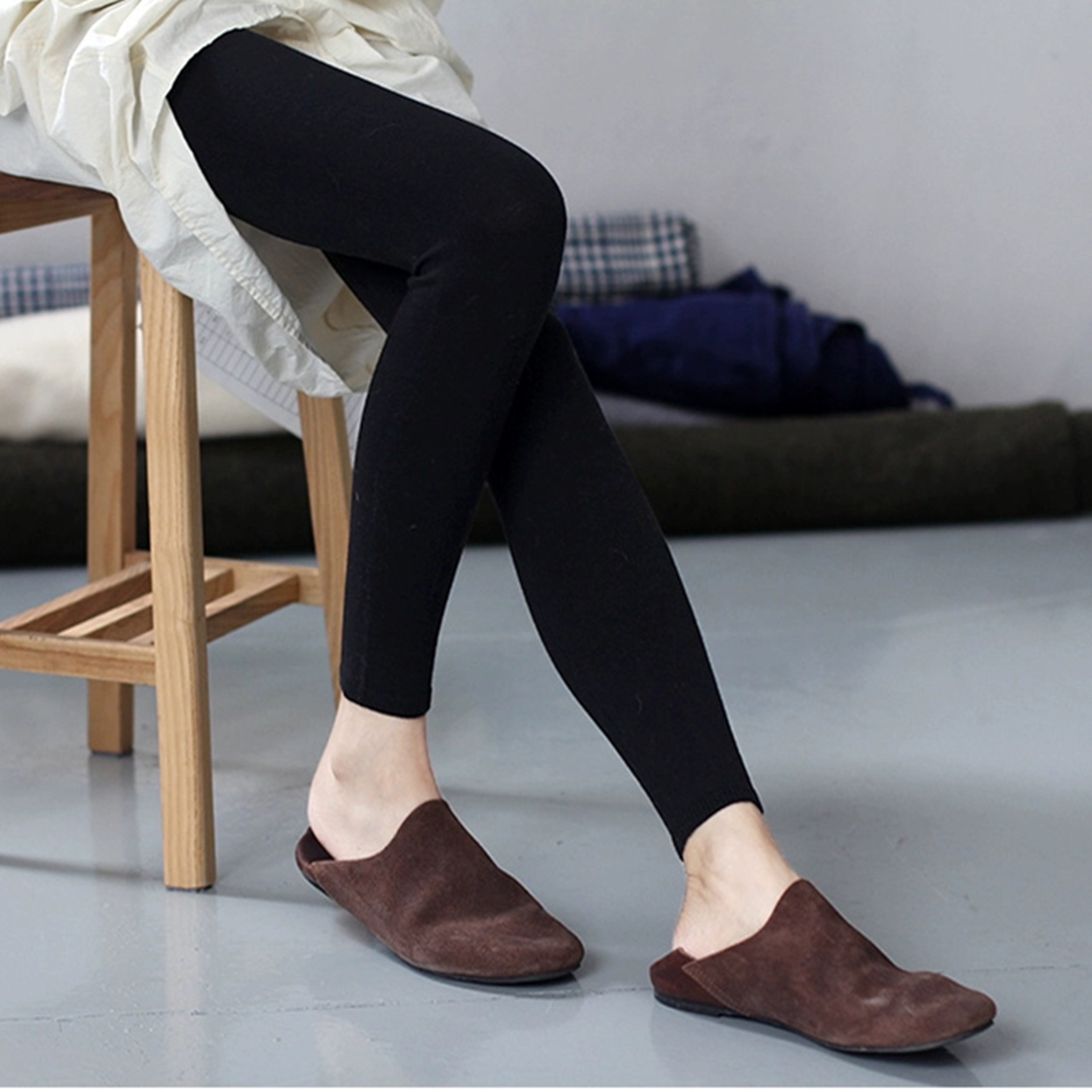 Womens High Waisted Wool Blend Leggings For Fall And Winter 2