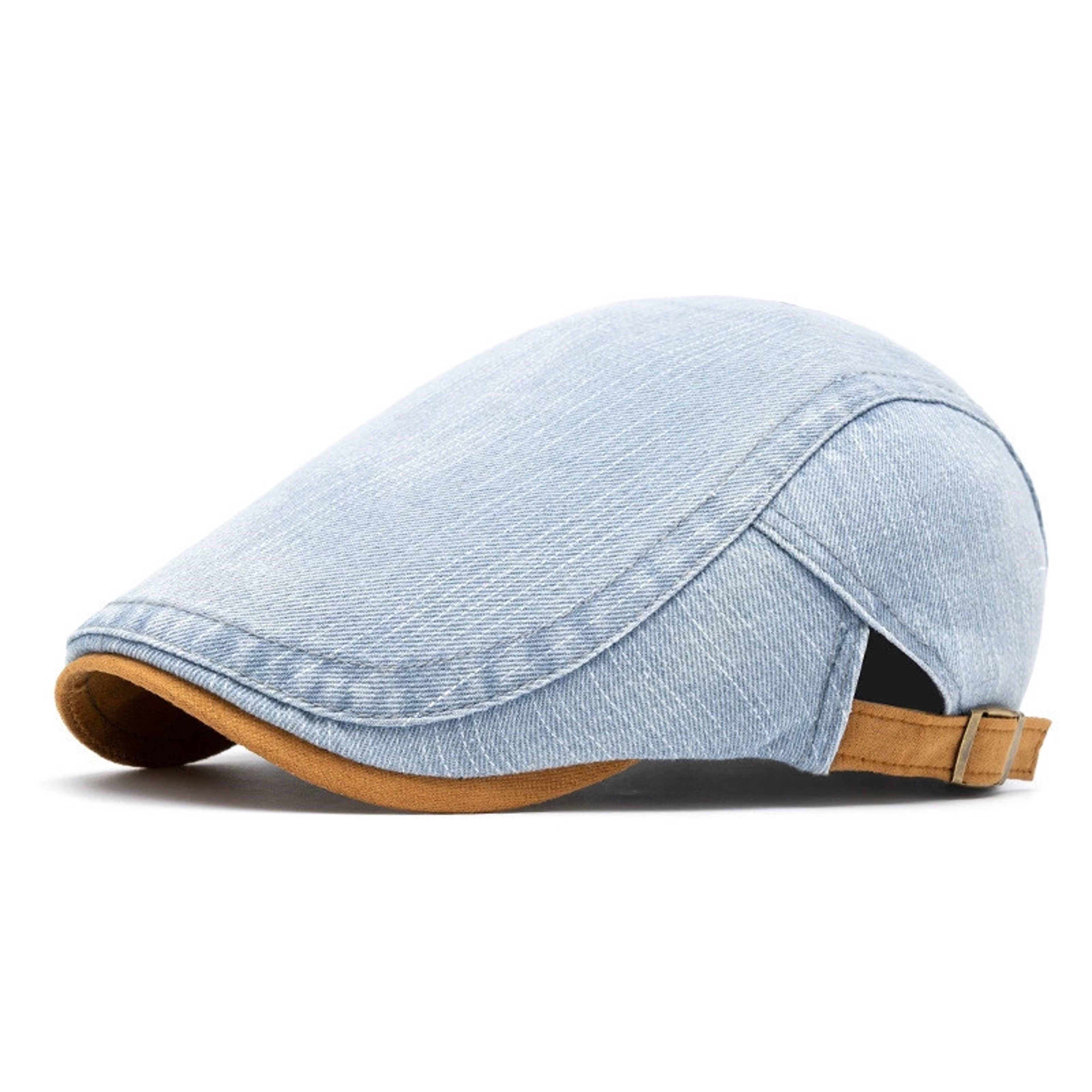 Unisex Cotton Newsboy Cap With Flat Brim For AllSeason Casual Wear 2