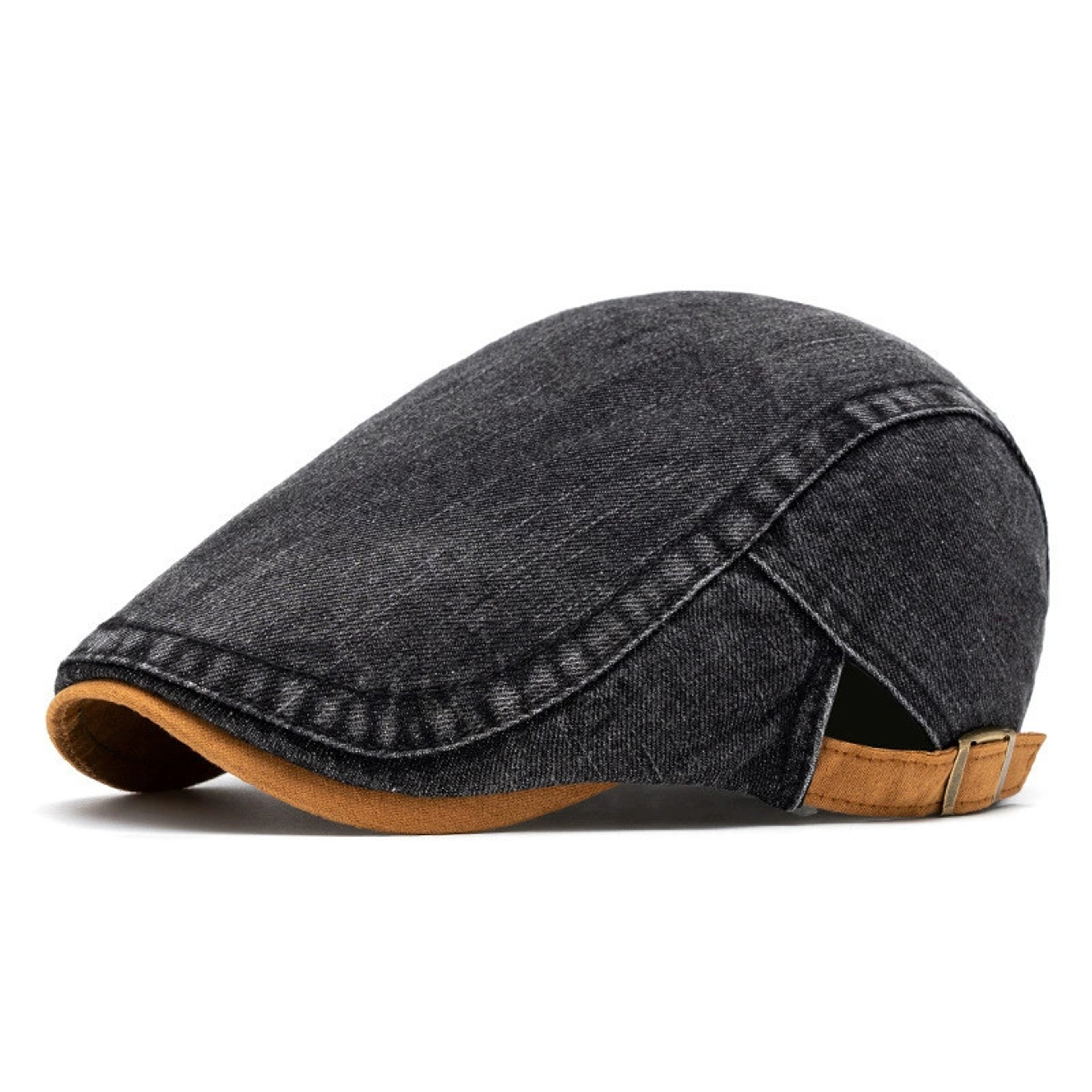 Unisex Cotton Newsboy Cap With Flat Brim For AllSeason Casual Wear 3
