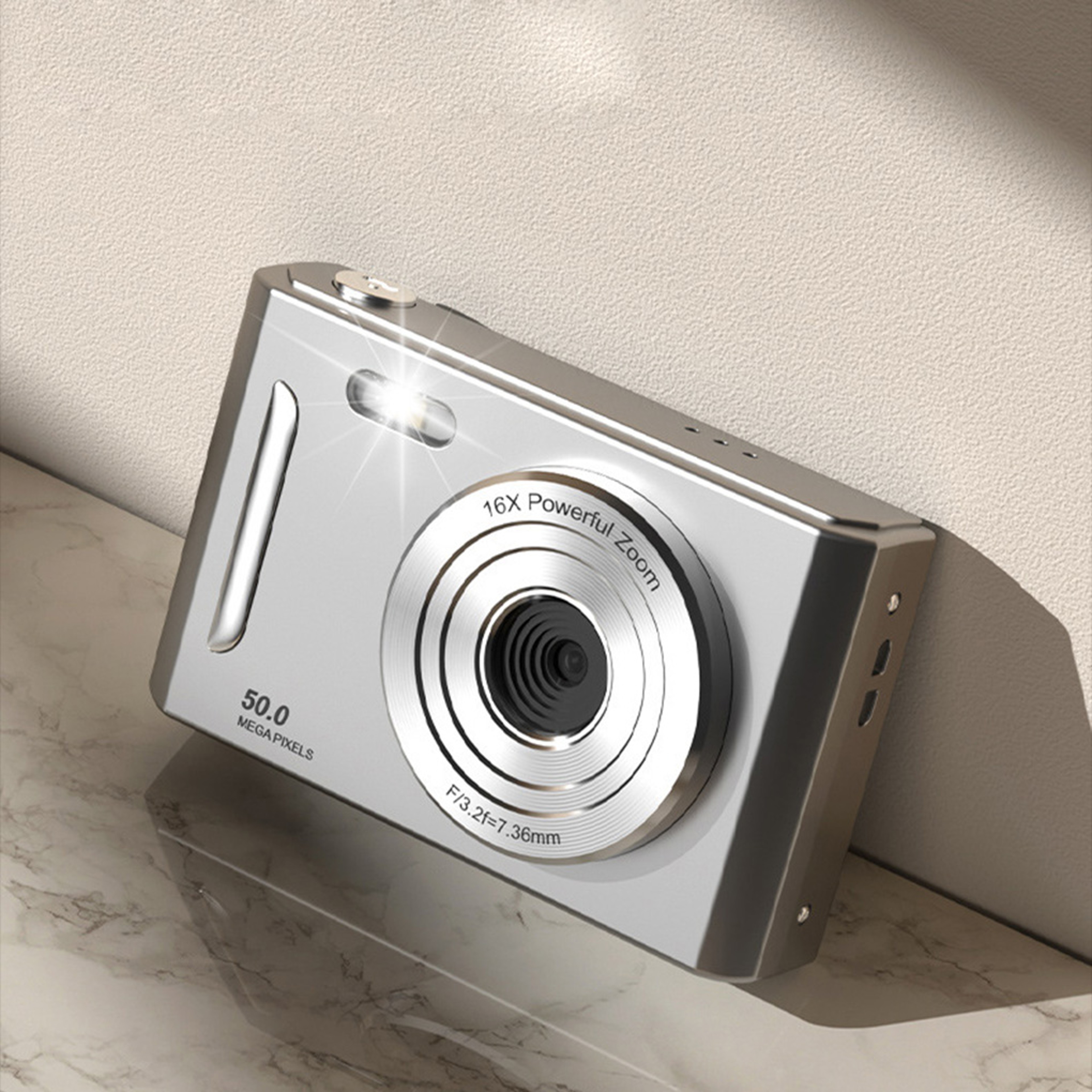 4K Digital Camera With 50MP Photos Dual Cameras And LED Fill Light 1