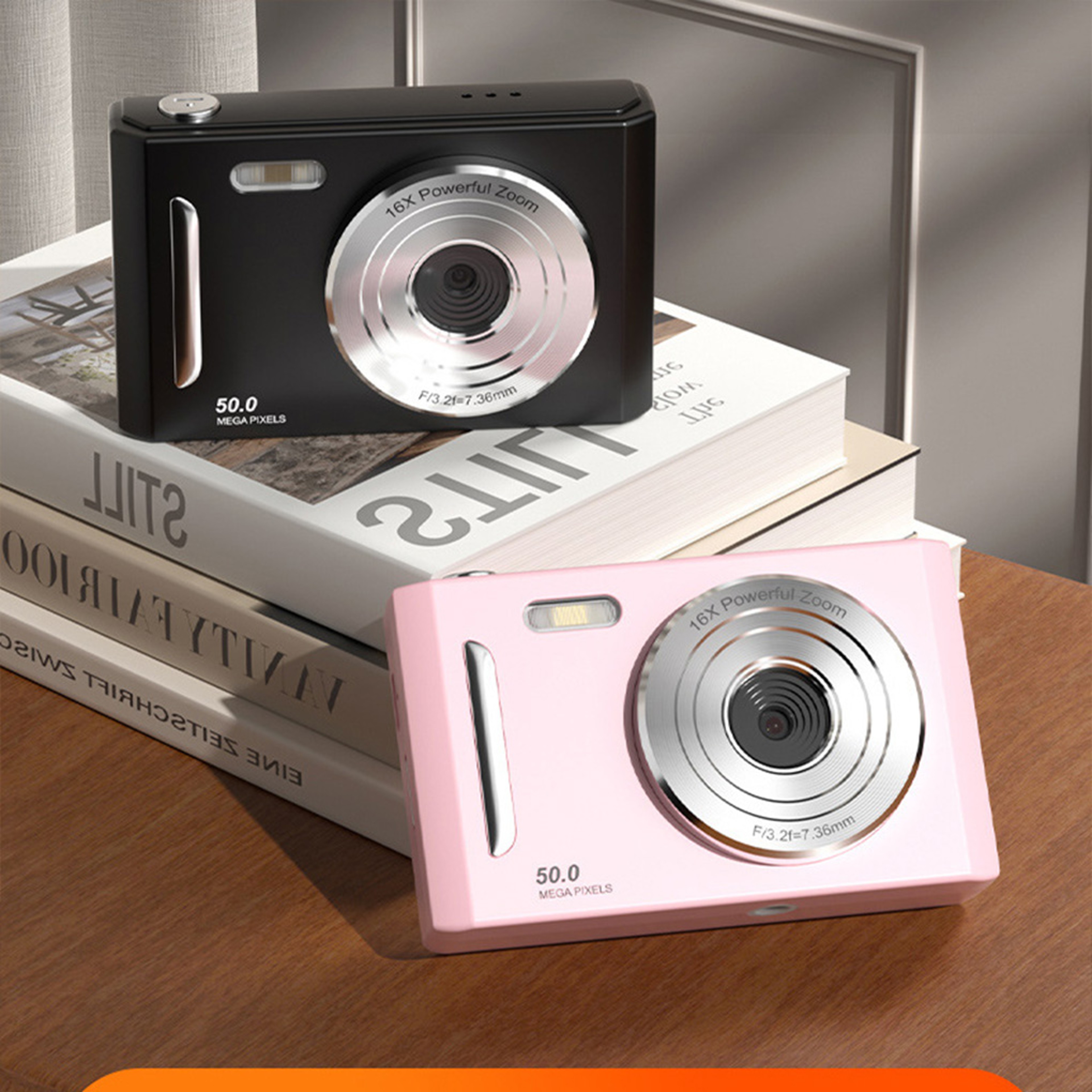 4K Digital Camera With 50MP Photos Dual Cameras And LED Fill Light 4
