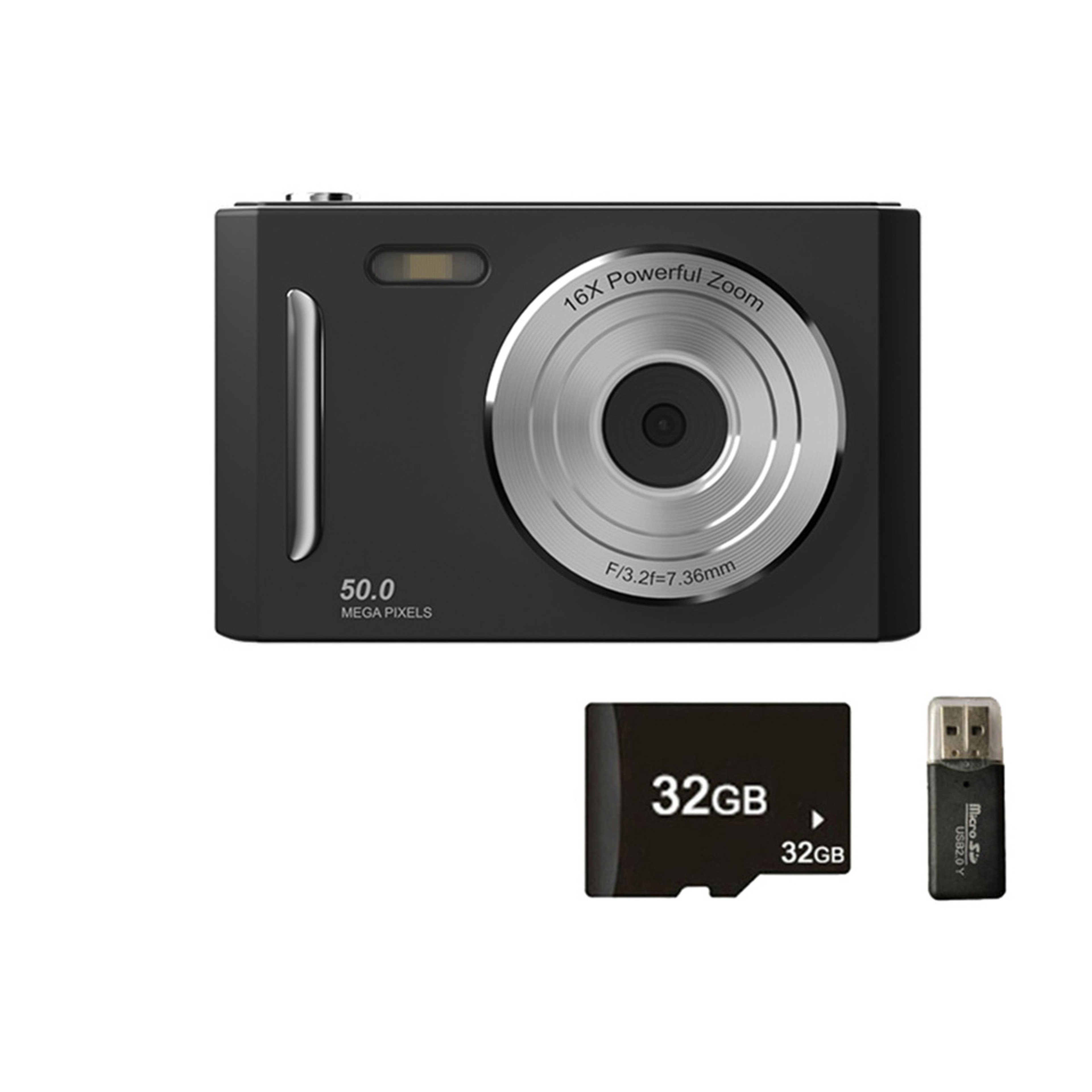 4K Digital Camera With 50MP Photos Dual Cameras And LED Fill Light 0