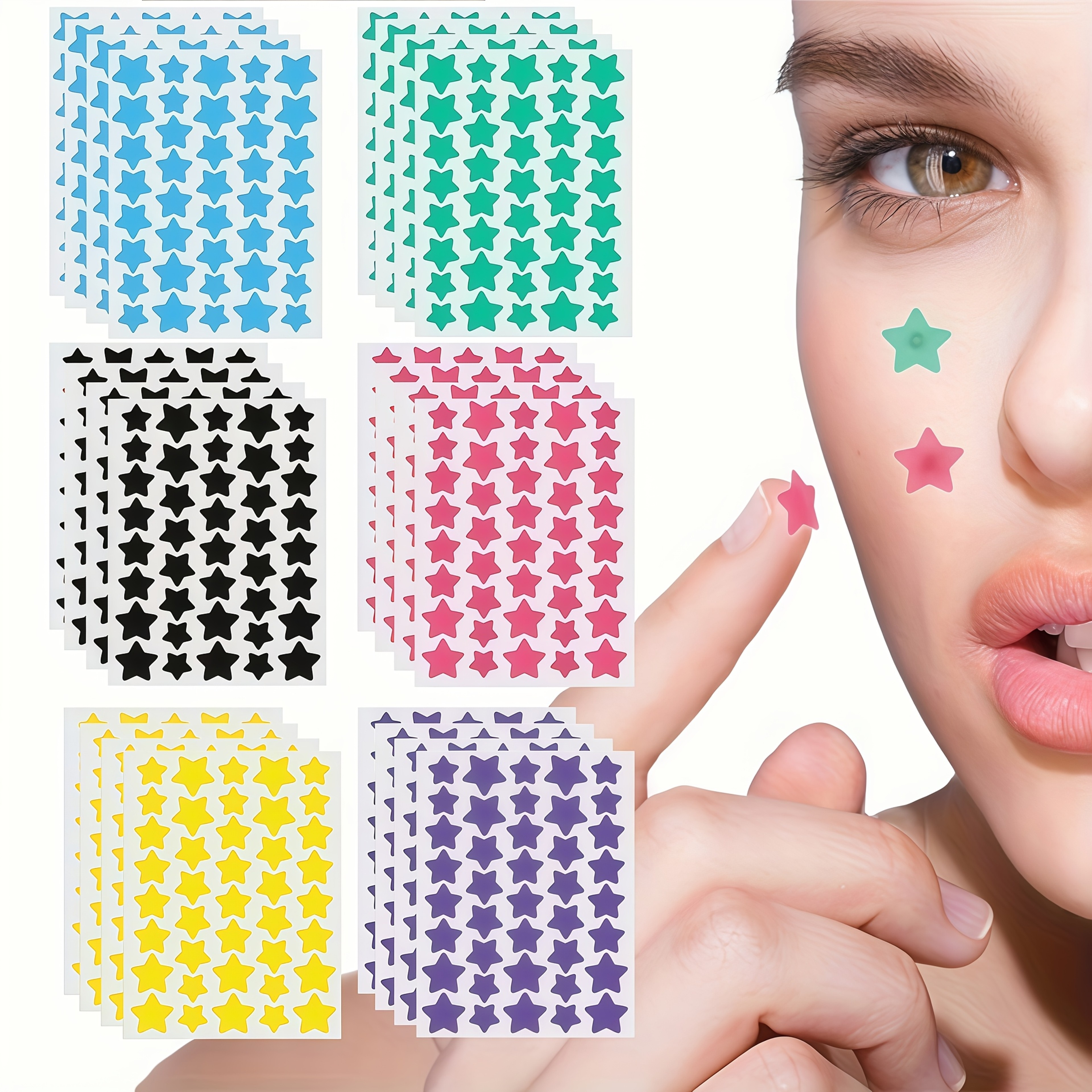 240 Count StarShaped Hydrocolloid Pimple Patches For Acne Care 2