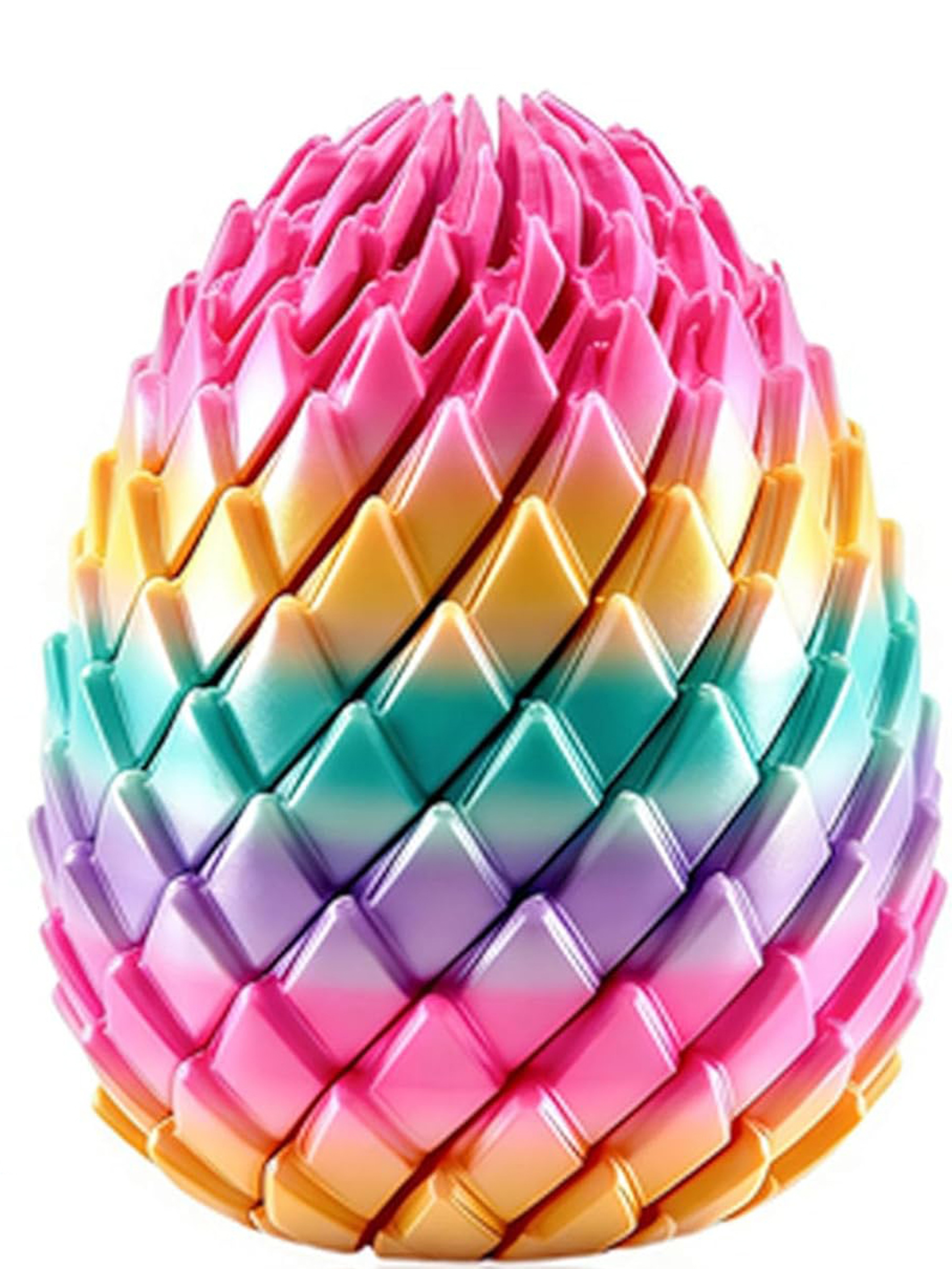 Twisty Fidget Egg 3D Printed Sensory Toy for Stress Relief and Desk Play – view 13