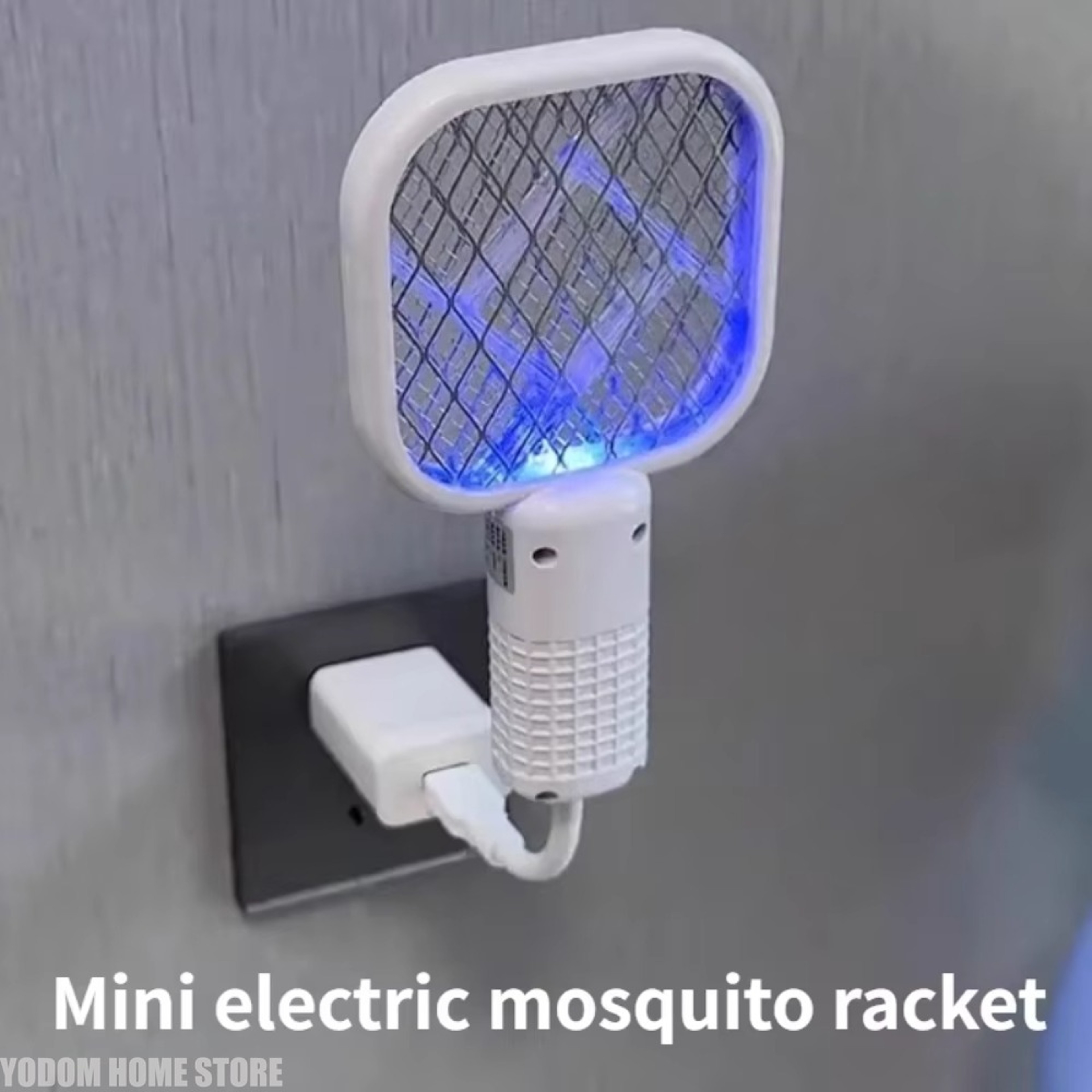2in1 USB Mosquito Killer Lamp And Electric Swatter With Purple Light 1