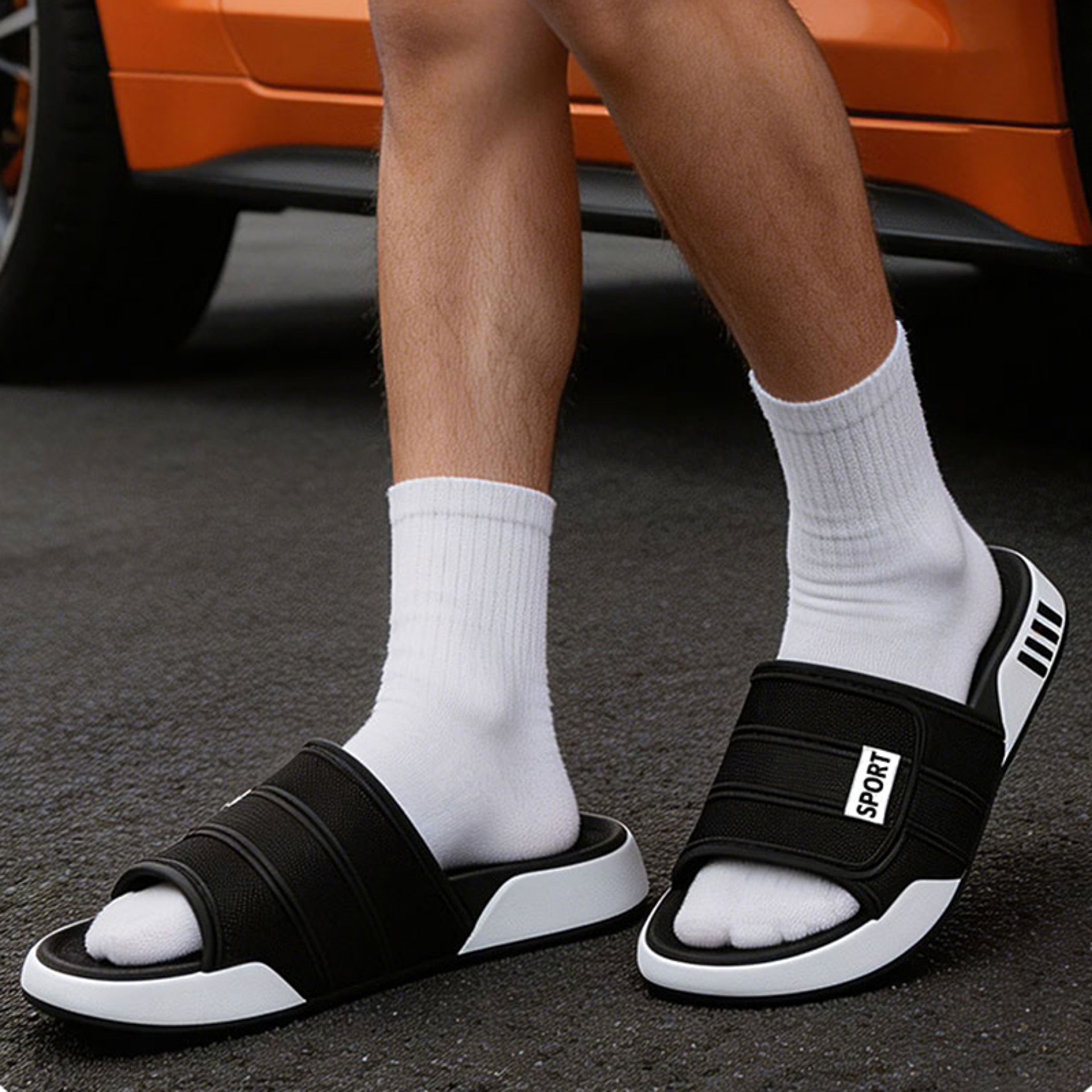 Mens Lightweight EVA NonSlip Summer Slippers With Soft Sole 2
