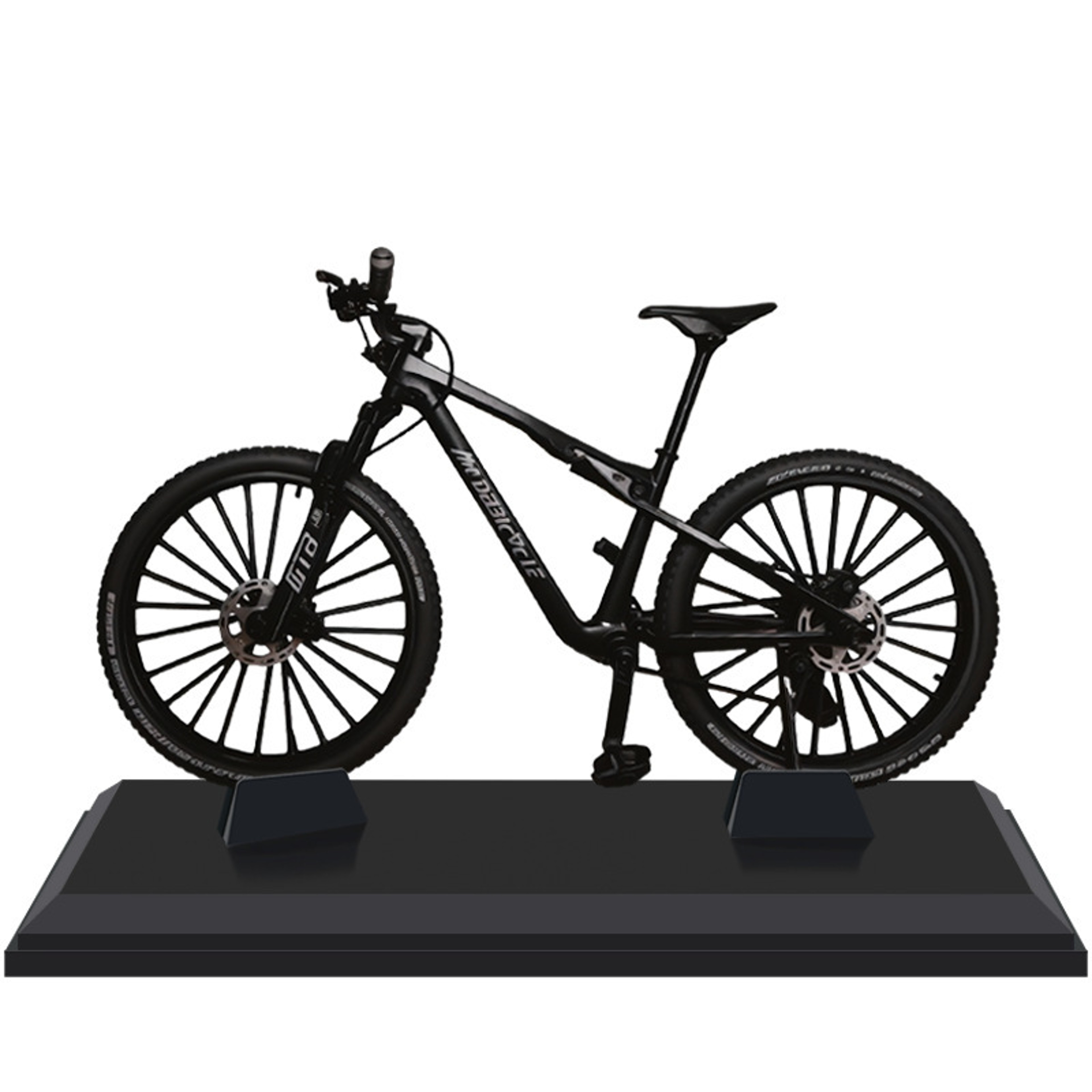 Alloy Mountain Bike Model With Working Gears And Dual Suspension 8