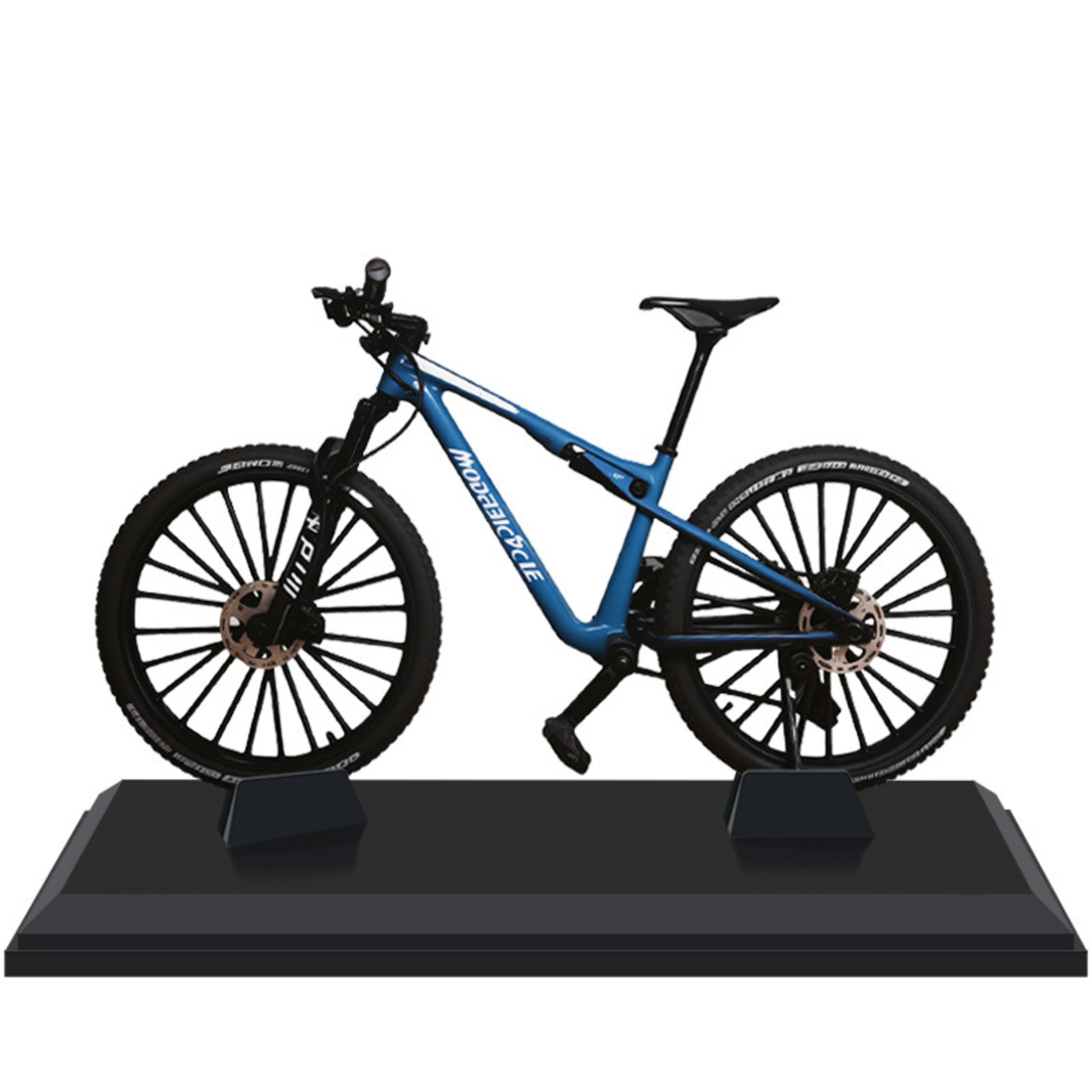 Alloy Mountain Bike Model With Working Gears And Dual Suspension 10