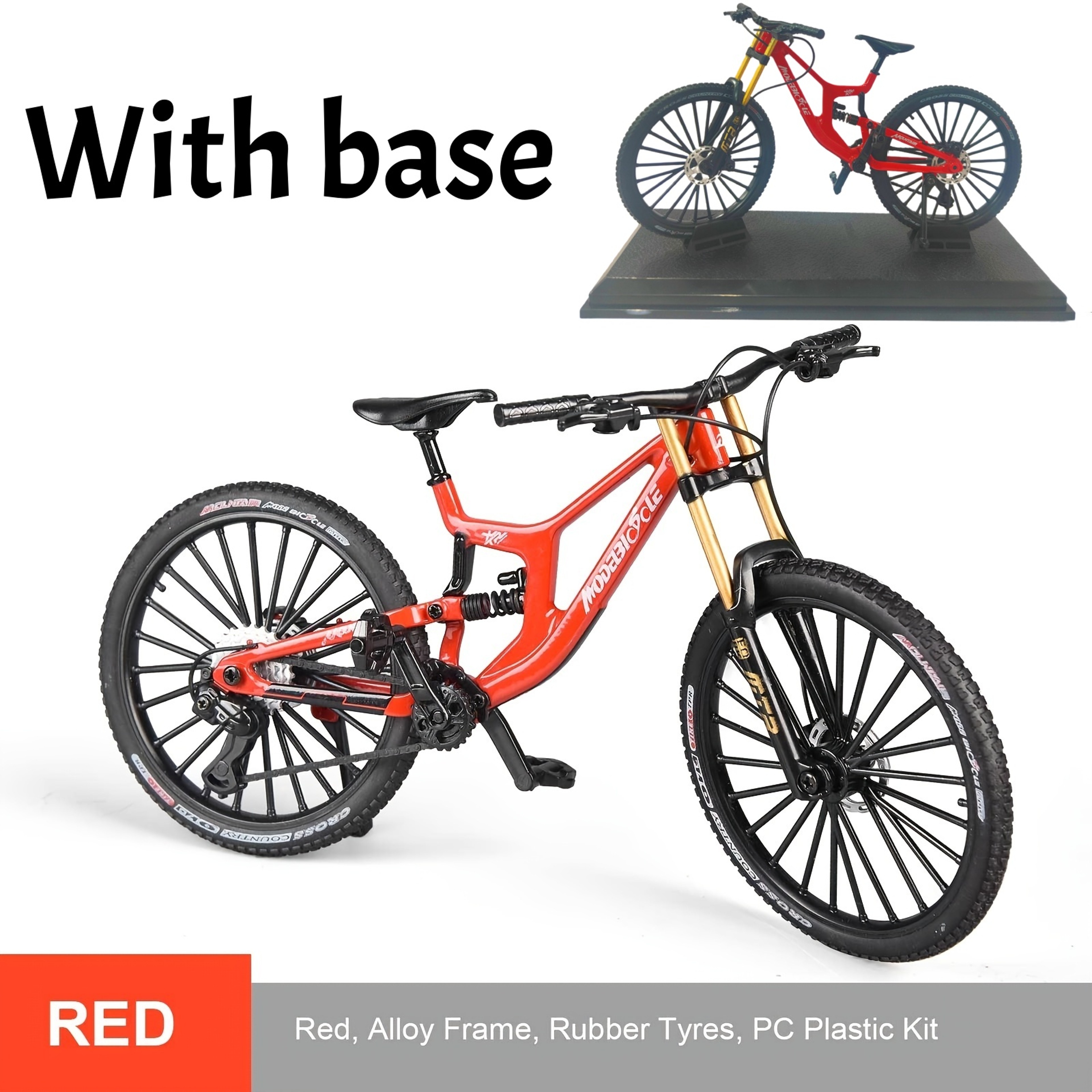 Alloy Mountain Bike Model With Working Gears And Dual Suspension 17