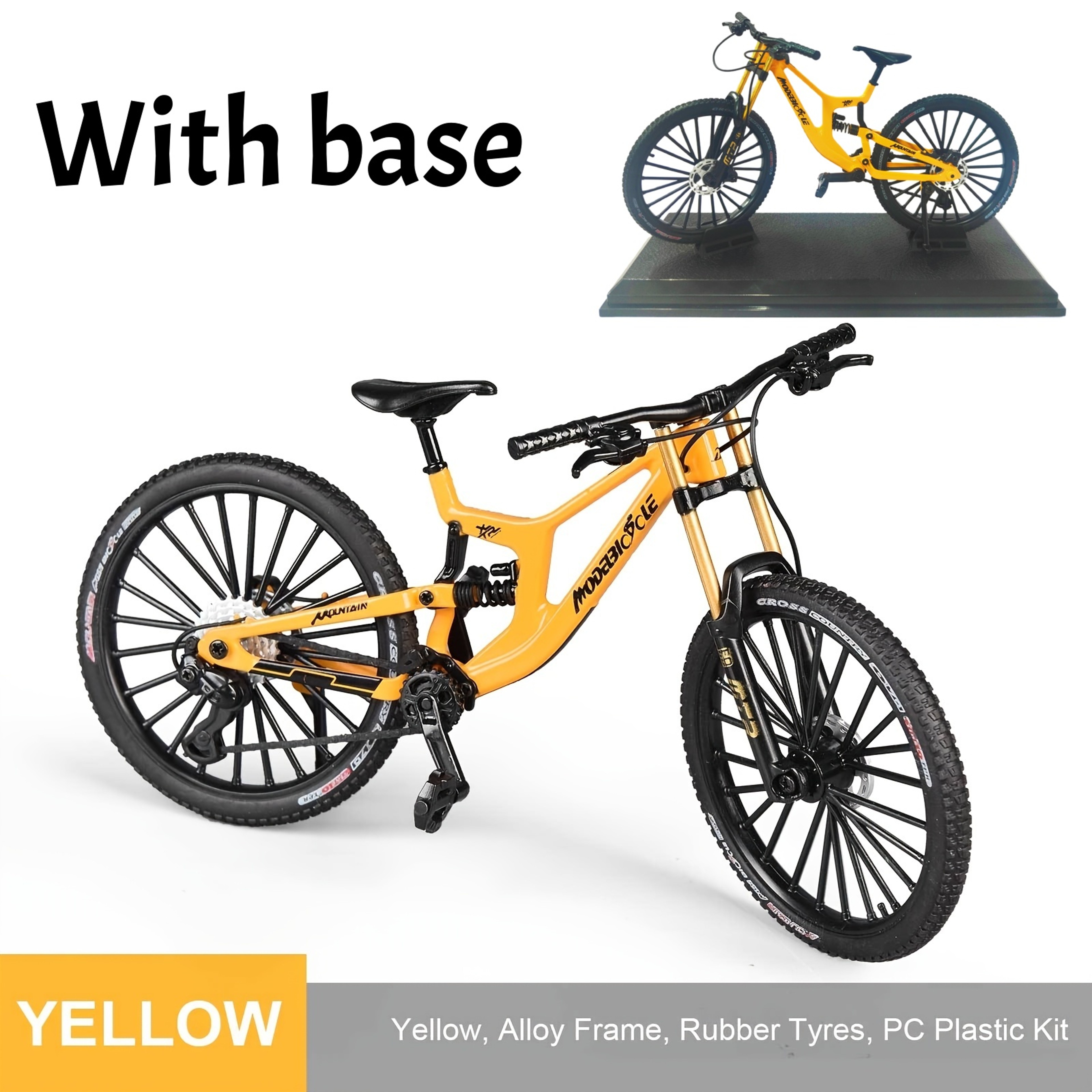 Alloy Mountain Bike Model With Working Gears And Dual Suspension 18