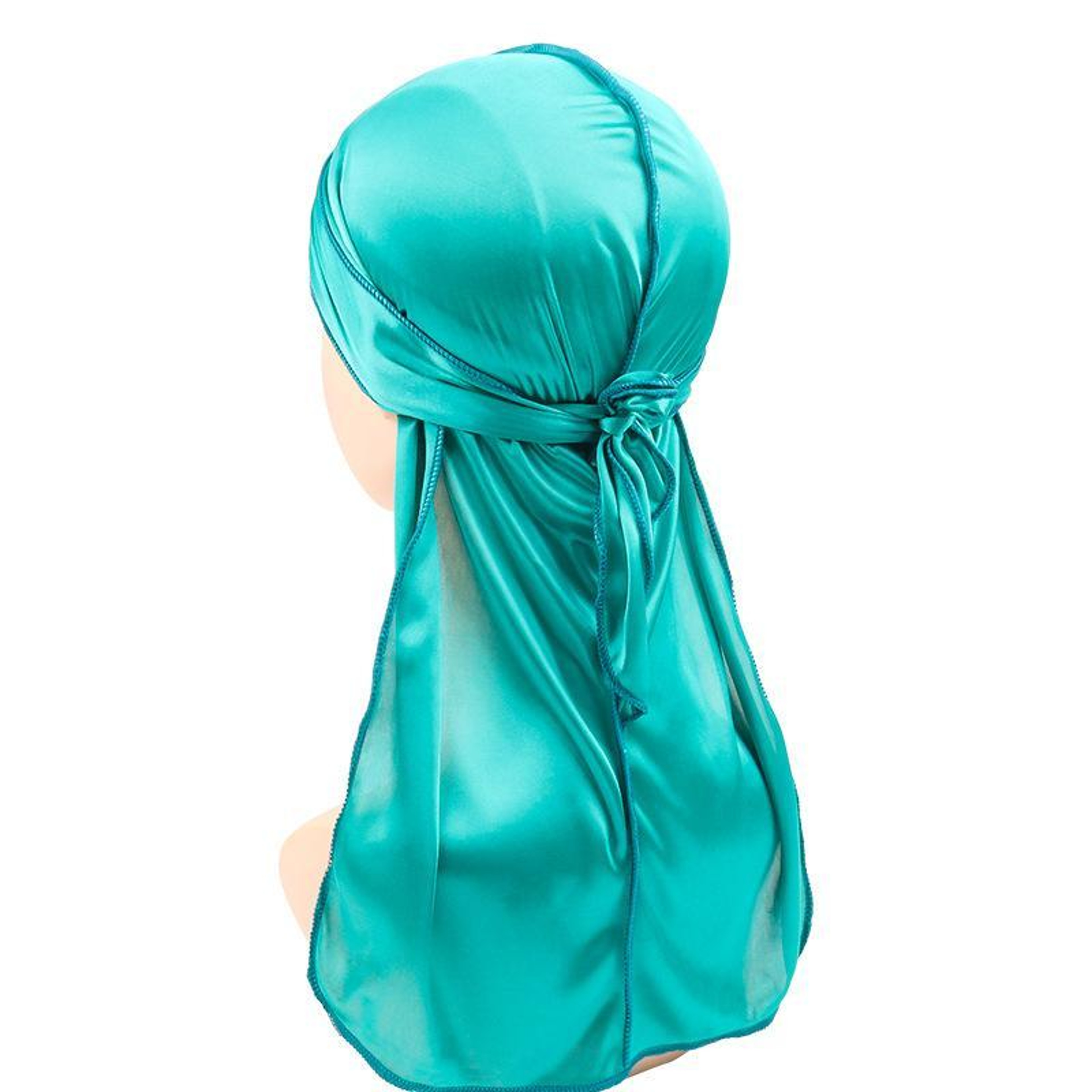 Silky Satin Durag With Extra Long Ties For 360 Waves Braids And Hair Protection 6